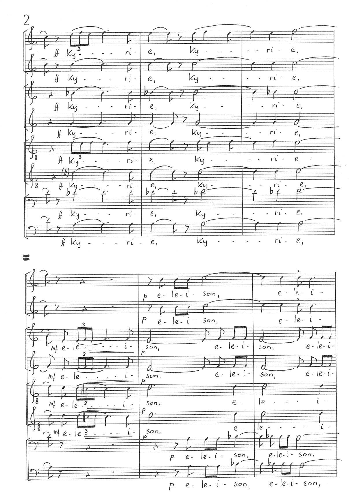 Missa Nova, Op. 104 : Mass for Vocal Ensemble a Cappella - Image 4