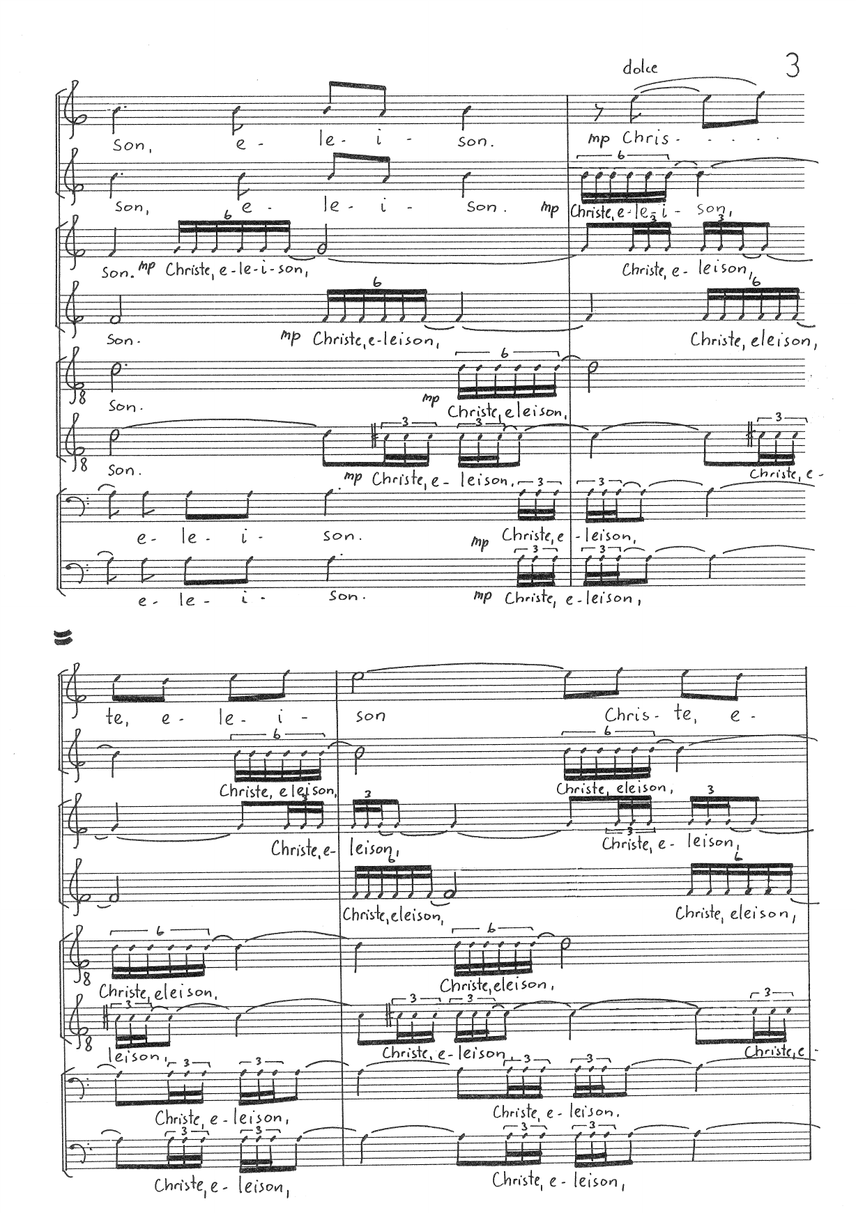 Missa Nova, Op. 104 : Mass for Vocal Ensemble a Cappella - Image 5