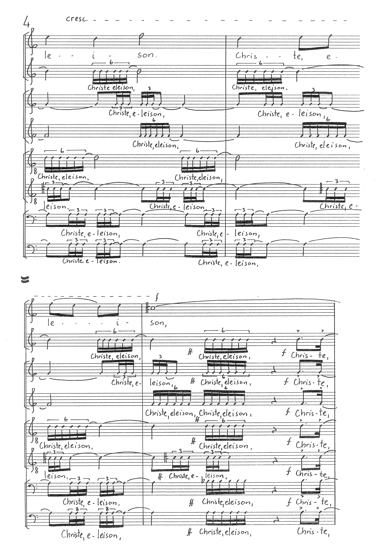Missa Nova, Op. 104 : Mass for Vocal Ensemble a Cappella - Image 6