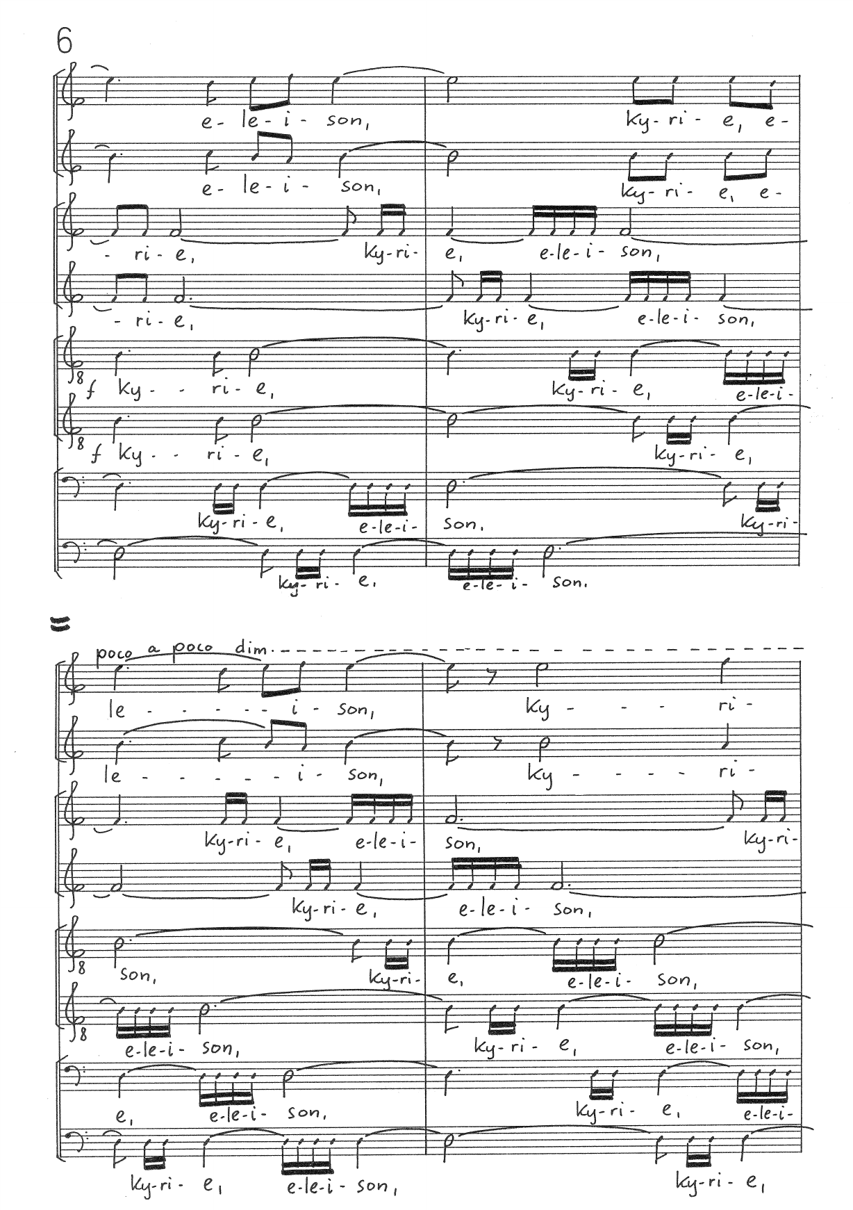 Missa Nova, Op. 104 : Mass for Vocal Ensemble a Cappella - Image 8