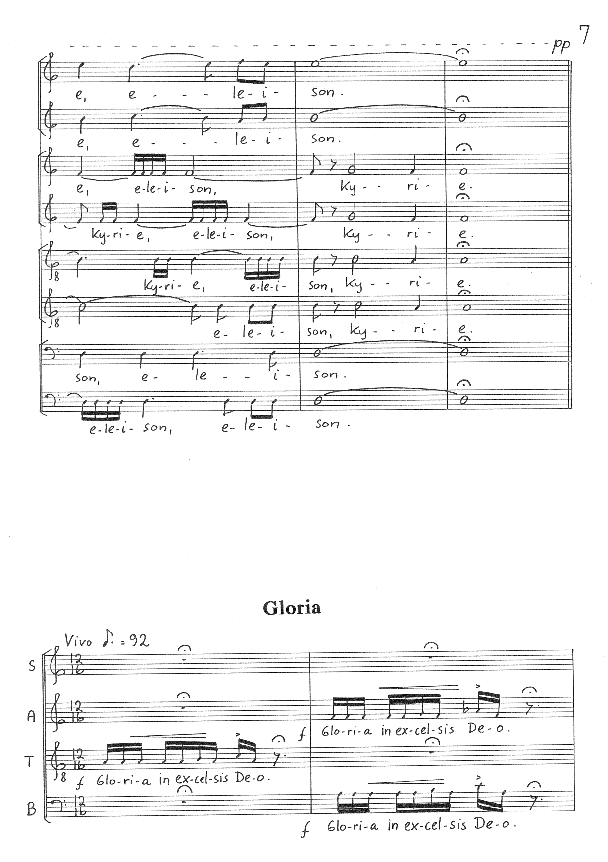 Missa Nova, Op. 104 : Mass for Vocal Ensemble a Cappella - Image 9