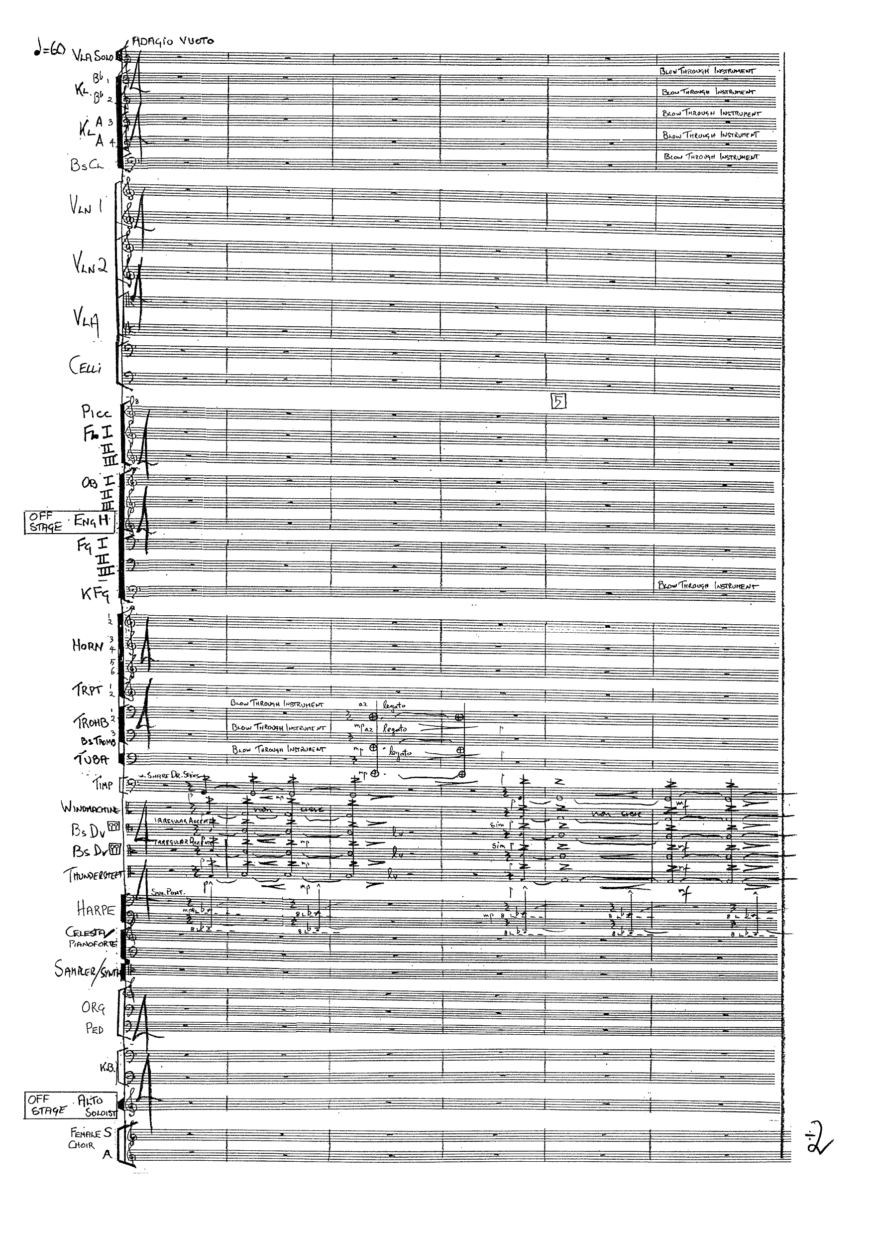 Ved Komethodet - Orkesterdrama for solo bratsj, alt, kvinnekor og stort orkester - Bilde 5