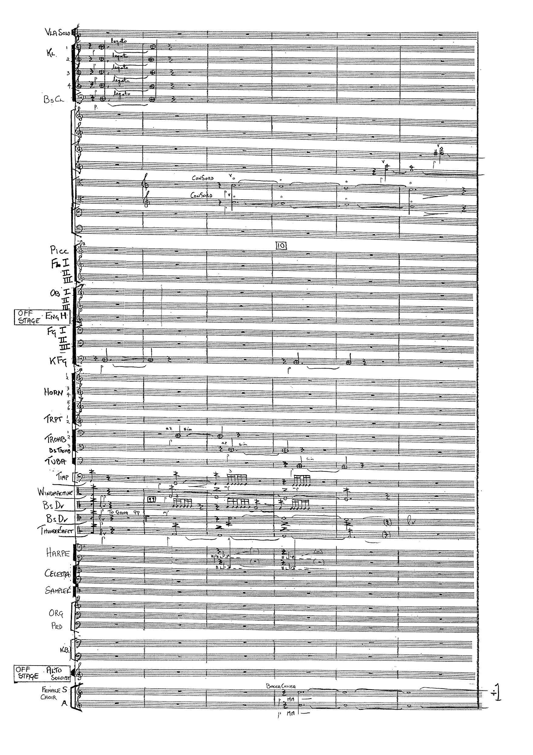 Ved Komethodet - Orkesterdrama for solo bratsj, alt, kvinnekor og stort orkester - Bilde 6