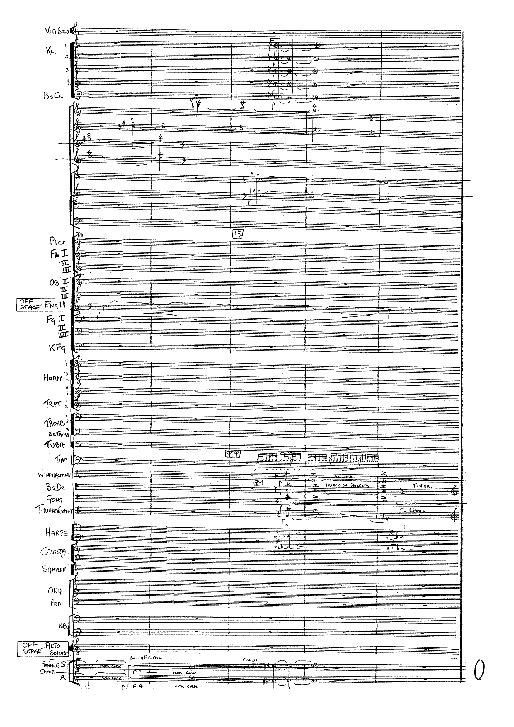 Ved Komethodet - Orkesterdrama for solo bratsj, alt, kvinnekor og stort orkester - Bilde 7