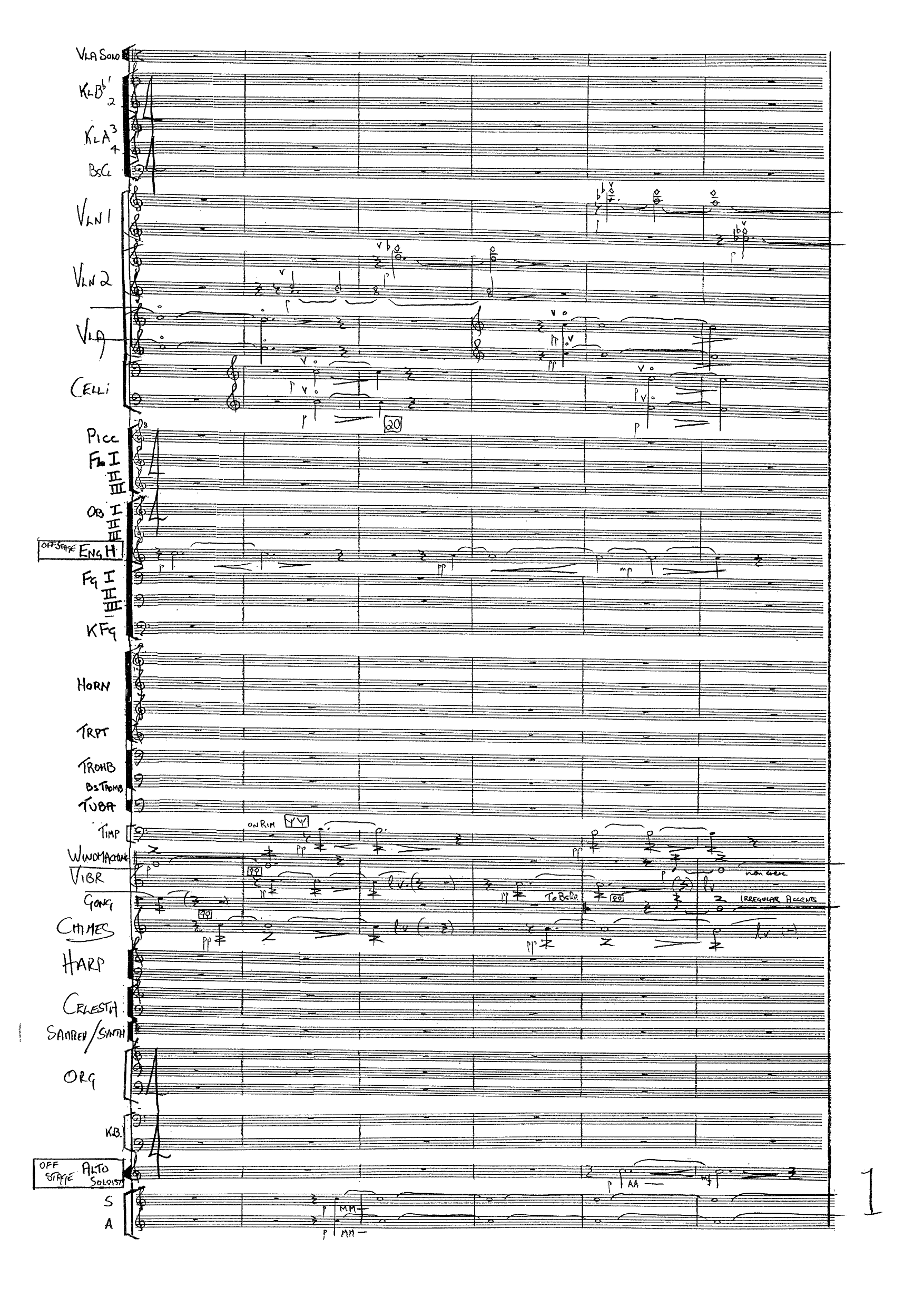 Ved Komethodet - Orkesterdrama for solo bratsj, alt, kvinnekor og stort orkester - Bilde 8