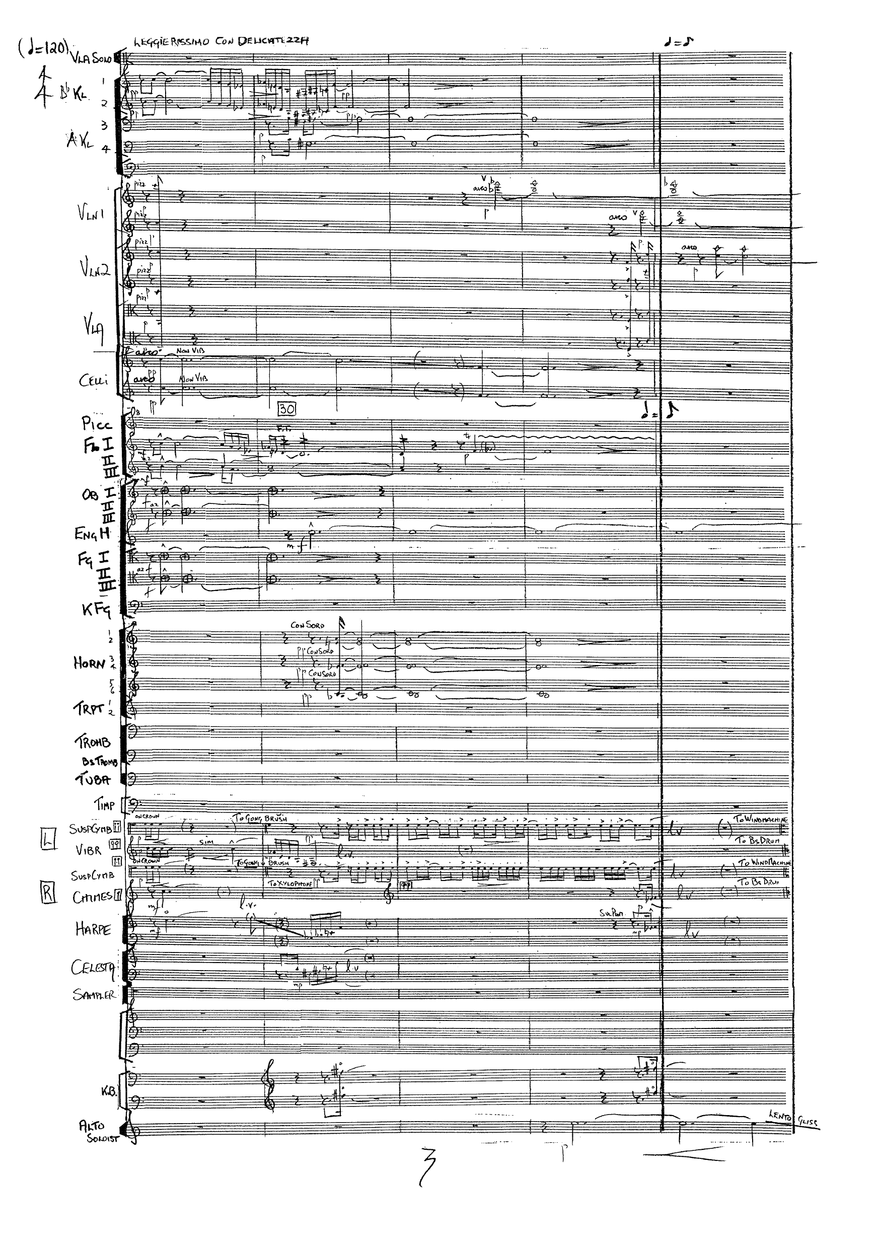 Ved Komethodet - Orkesterdrama for solo bratsj, alt, kvinnekor og stort orkester - Bilde 10