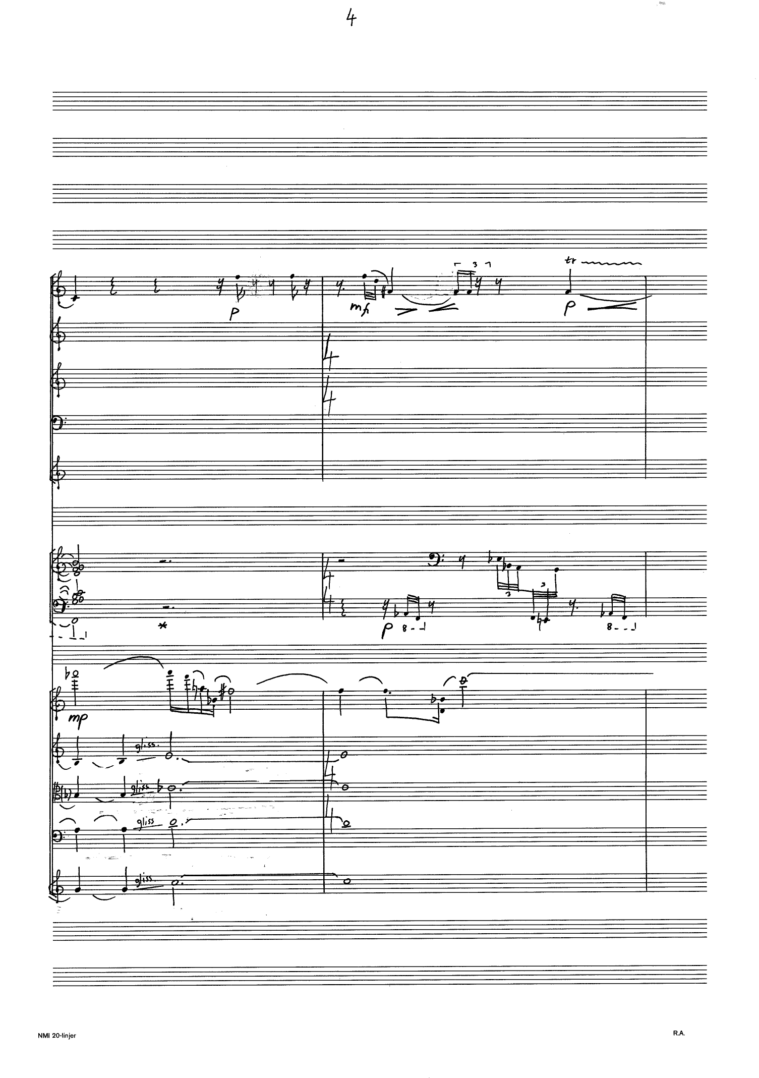 Four Poems for Chamber Ensemble - Bilde 6