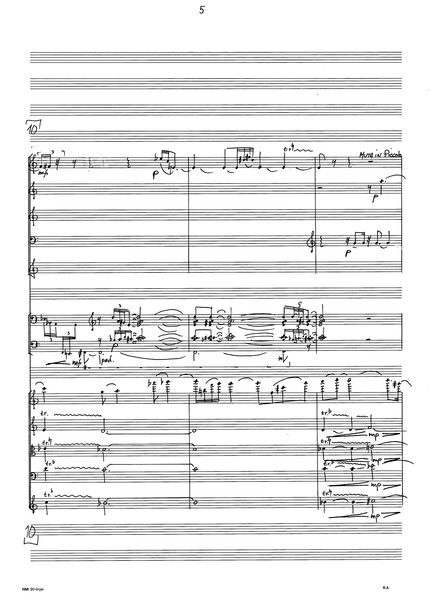 Four Poems for Chamber Ensemble - Bilde 7