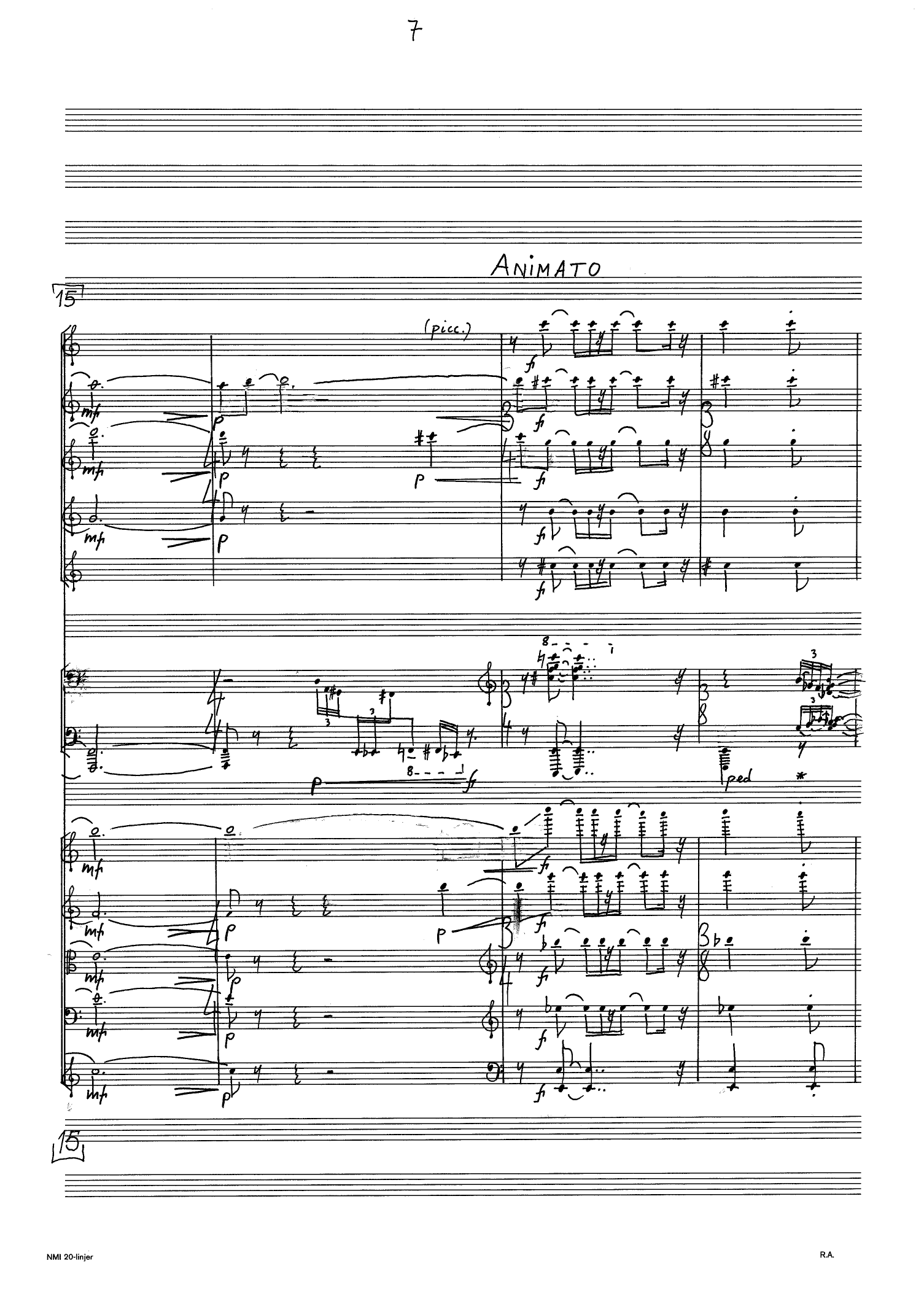 Four Poems for Chamber Ensemble - Bilde 9