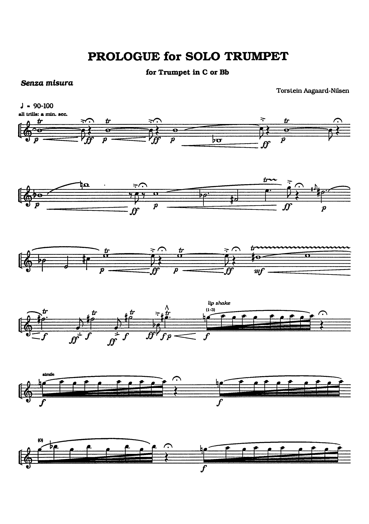 Prologue for Solo Trumpet in C or Bb - Image 3