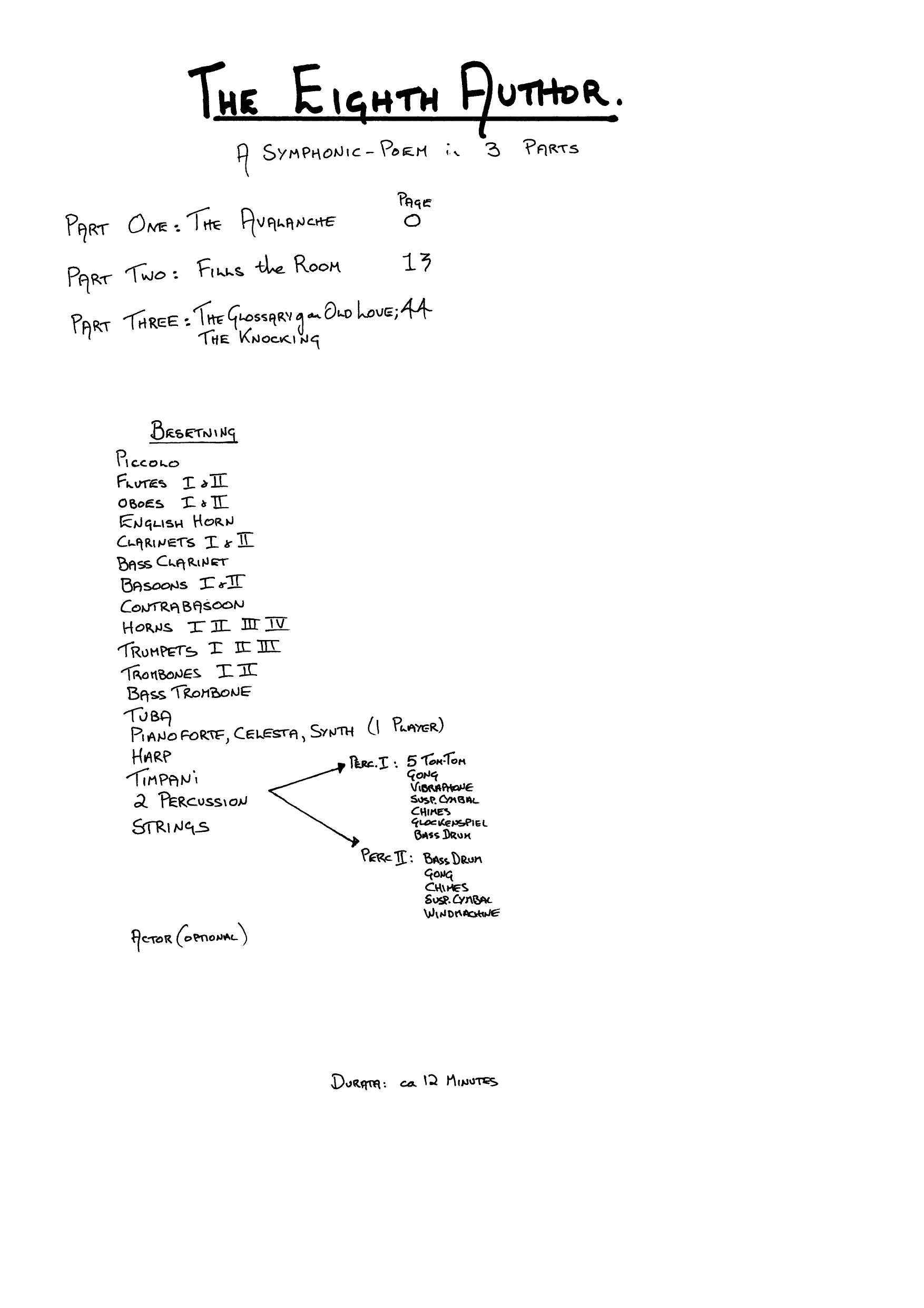 ...the Eighth Author - A Symphonic Poem in 3 Parts - Bilde 3