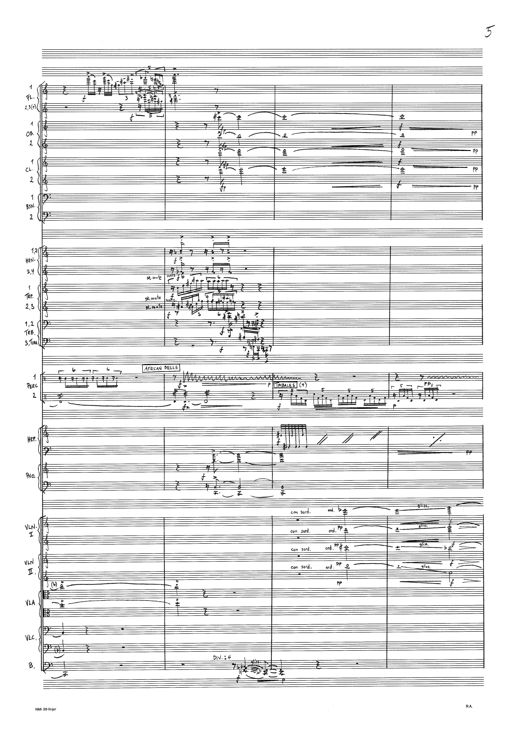 ...in the Night Before the Town-crier Begin to Cry - for Narrator and Orchestra - Bilde 7