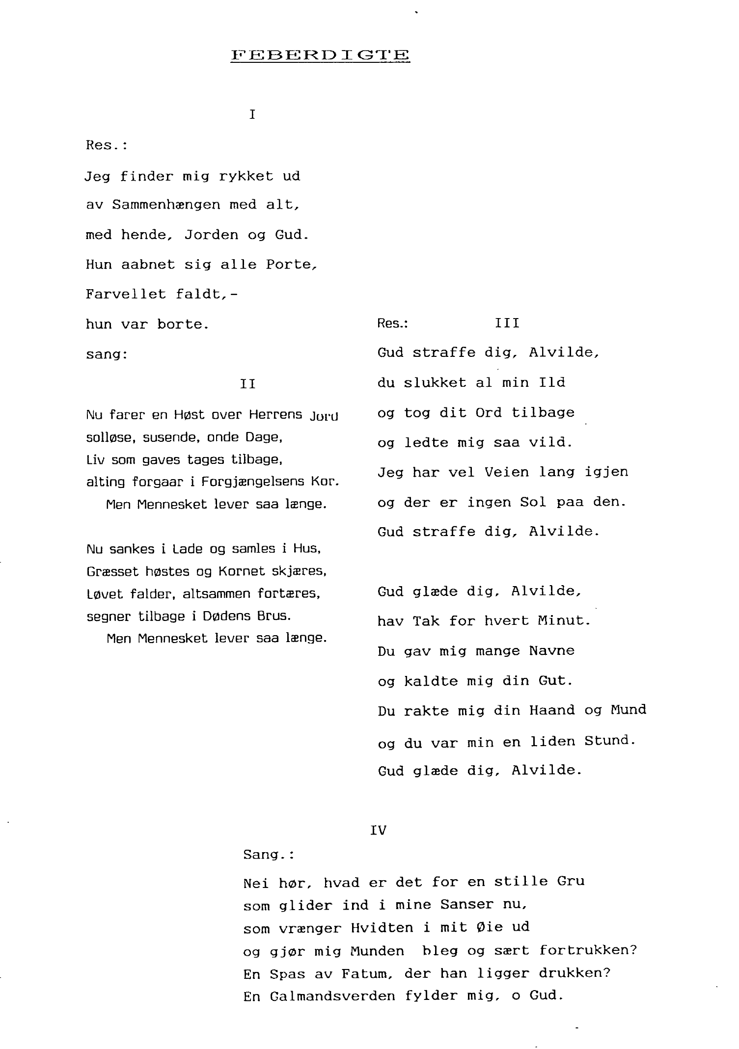 Musikk til Feberdigte av Knut Hamsun - For sinfonietta-besetning med resitasjon og sangsolist - Image 2