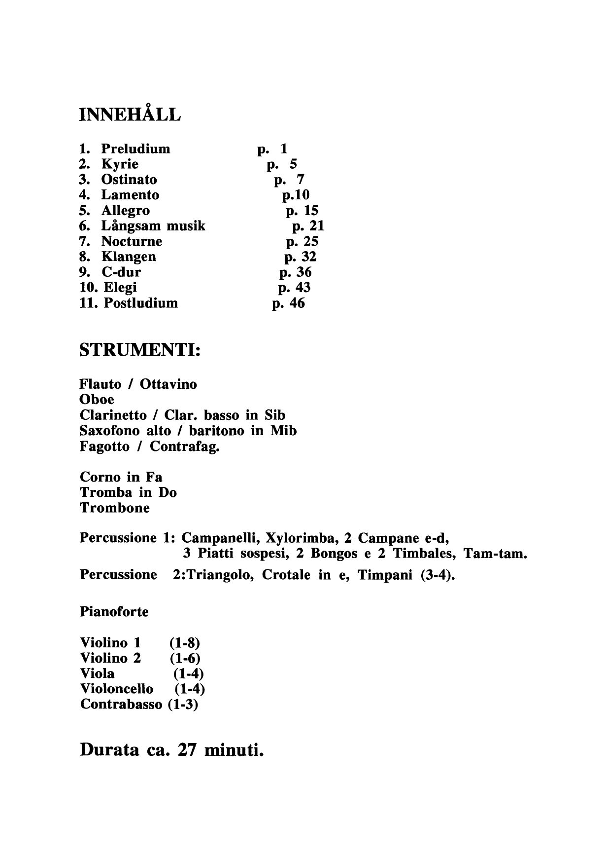 Tranströmer-svit, op. 52 c - för en sångröst och sinfonietta (kammarorkester) - Image 2