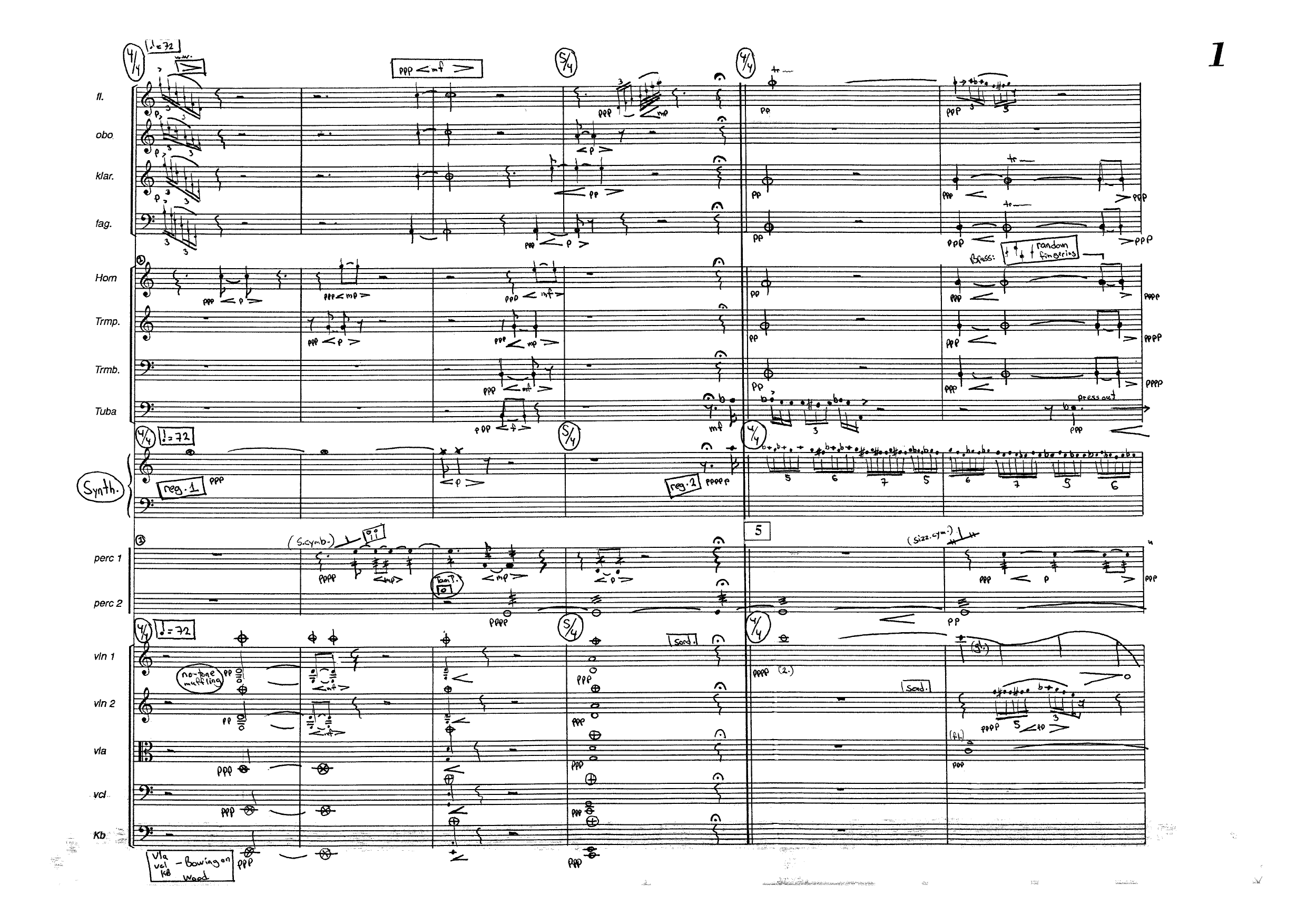 The Primitive. The Poison. The Storm - Drama for sinfonietta - Bilde 3