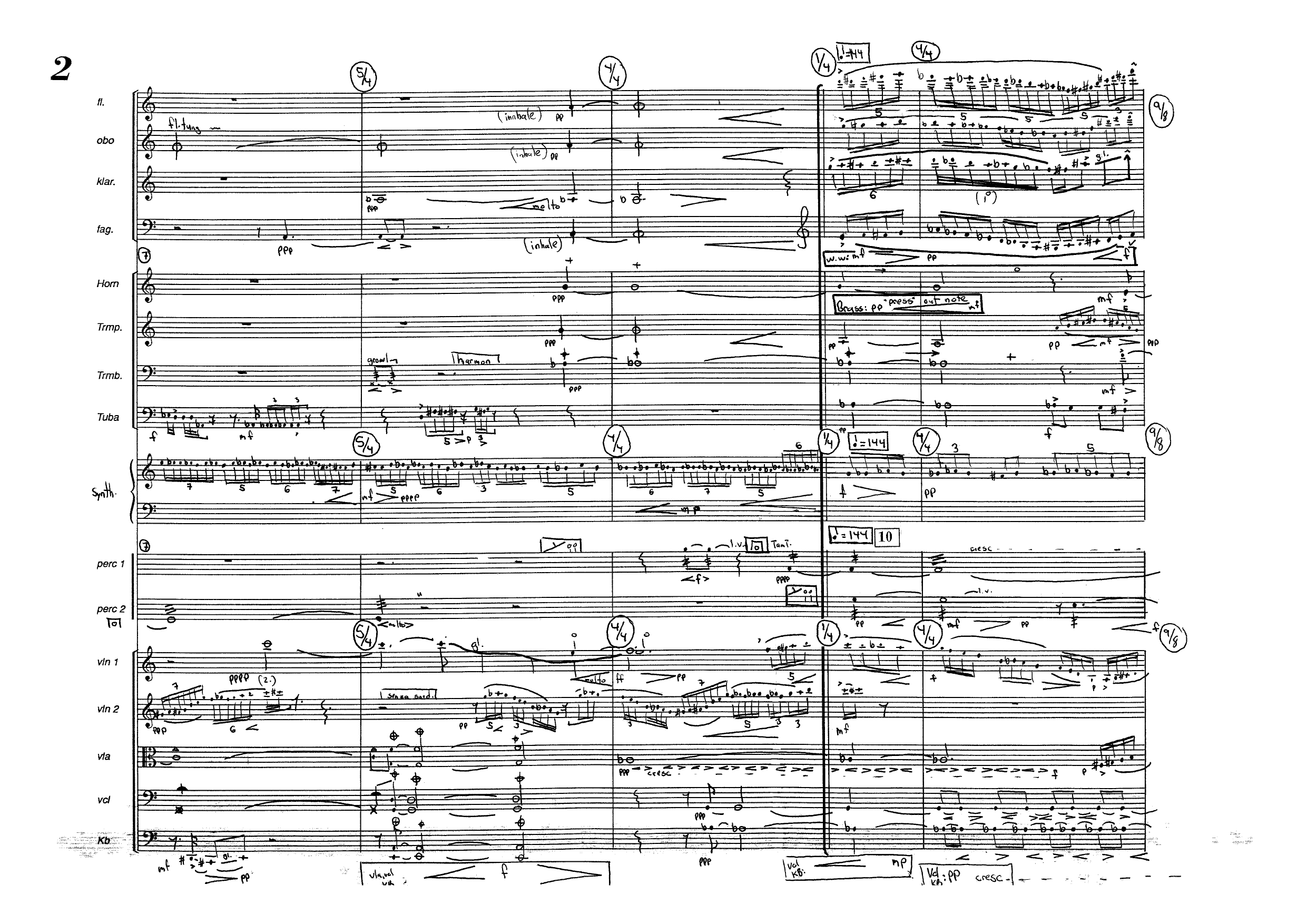 The Primitive. The Poison. The Storm - Drama for sinfonietta - Bilde 4