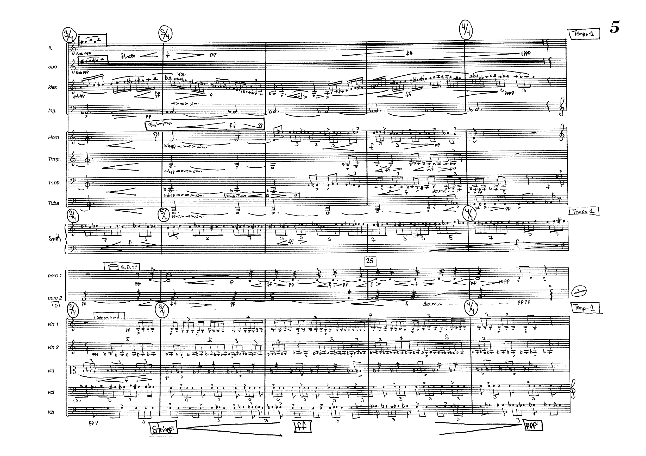 The Primitive. The Poison. The Storm - Drama for sinfonietta - Bilde 7