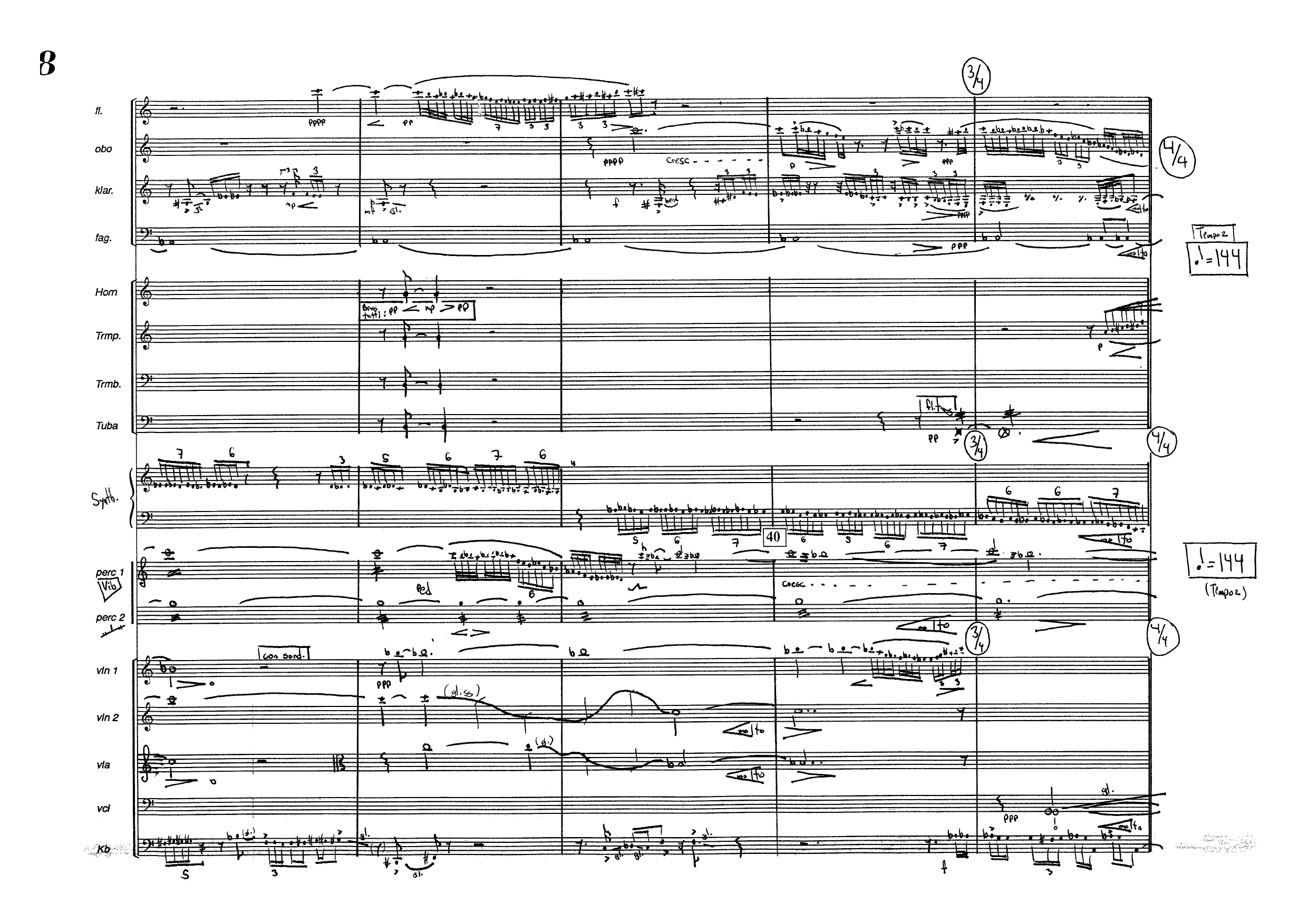 The Primitive. The Poison. The Storm - Drama for sinfonietta - Bilde 10