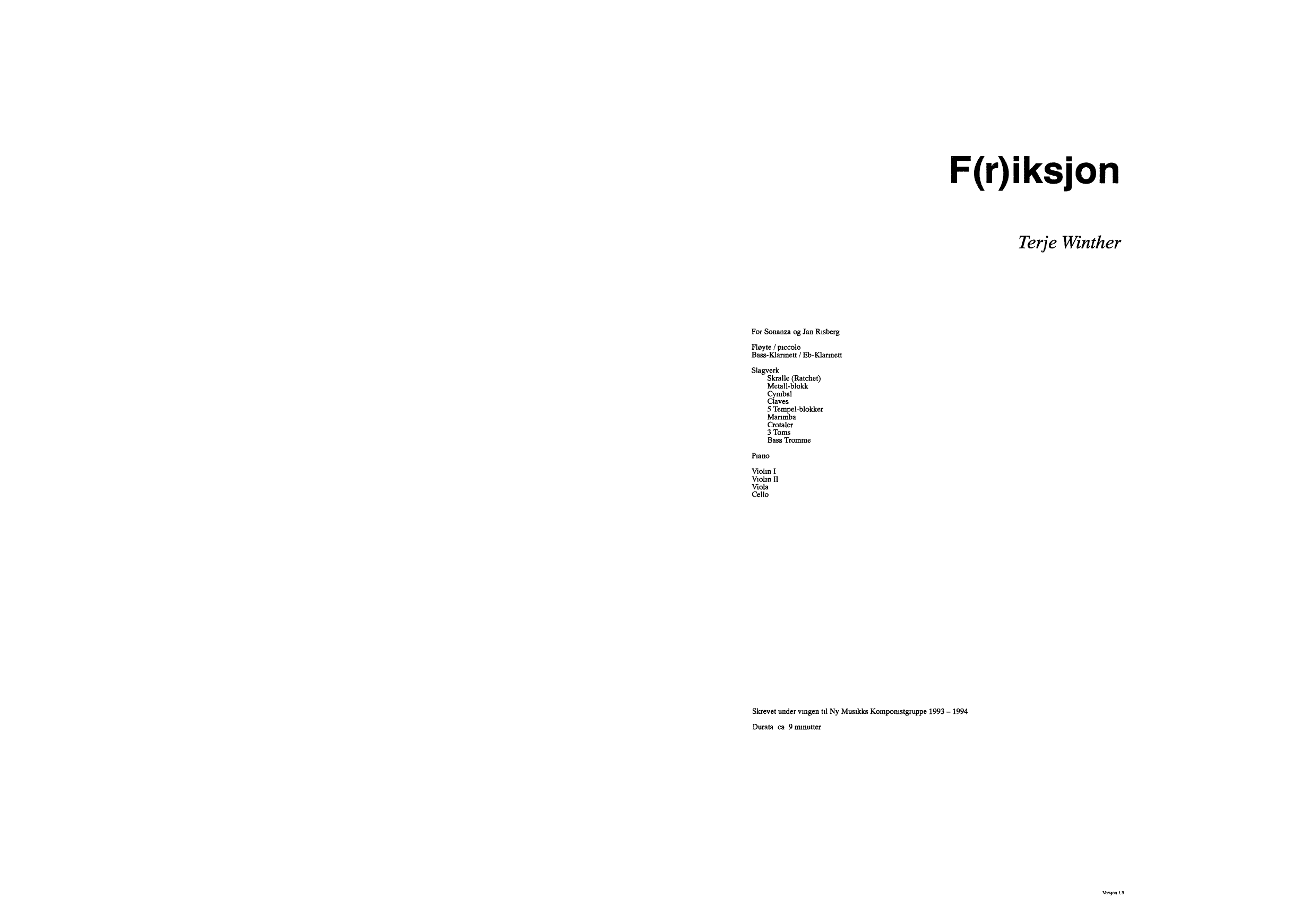 F(r)iksjon