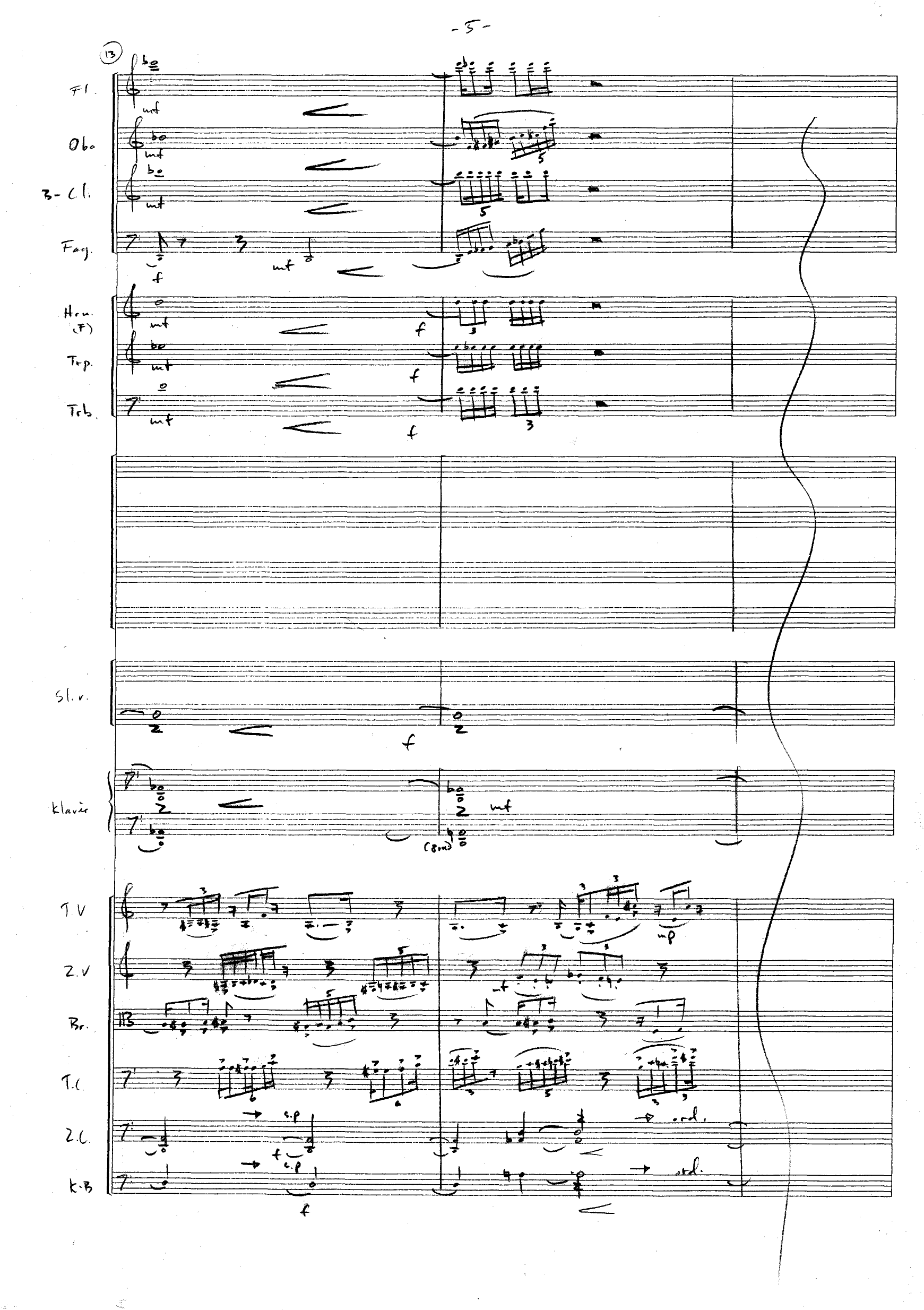 Trippelkonsert - For Sinfonietta og fagott, cello & slagverksolister - Bilde 6