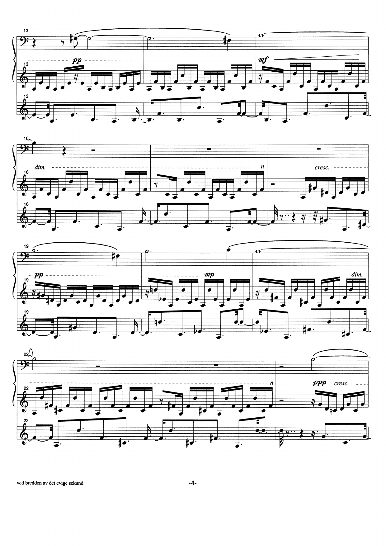 ved bredden av det evige sekund - for akkordeon solo (eller akkordeon duo, eller akkordeonensemble) - Bilde 6