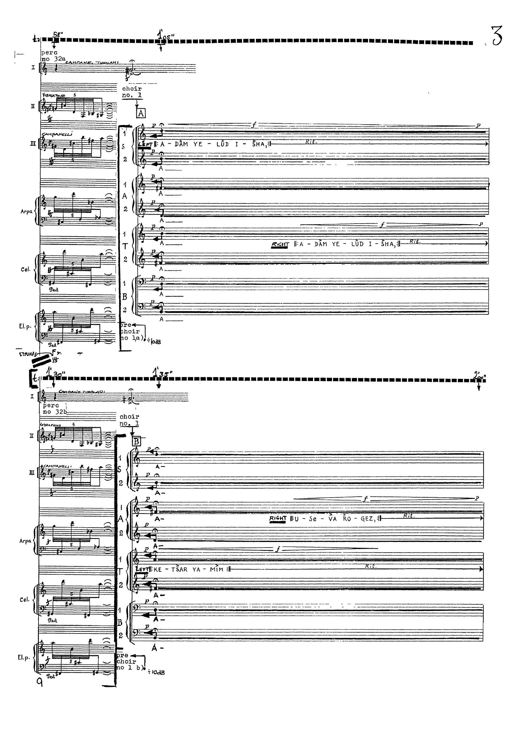Nedstigningen - For resitatør, orkester, kor(SSAA), sopran og elektroniske klanger - Image 3