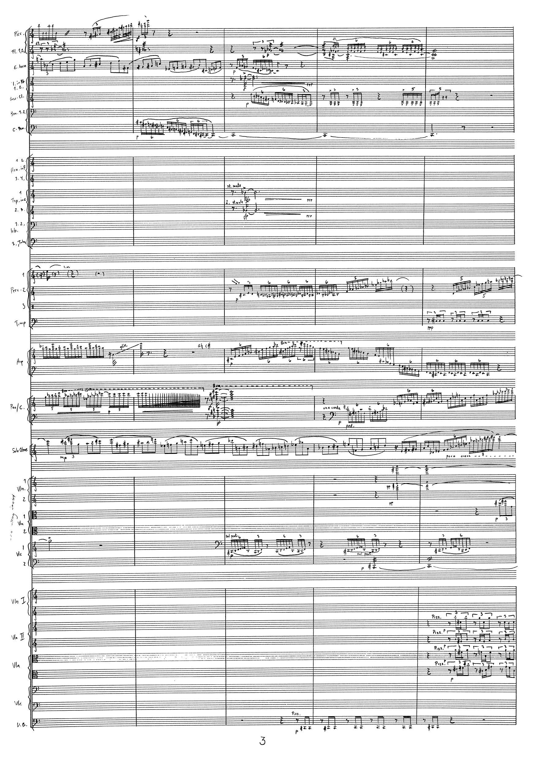 Concerto for Oboe and Orchestra - With Obligato String Sextet - Image 5
