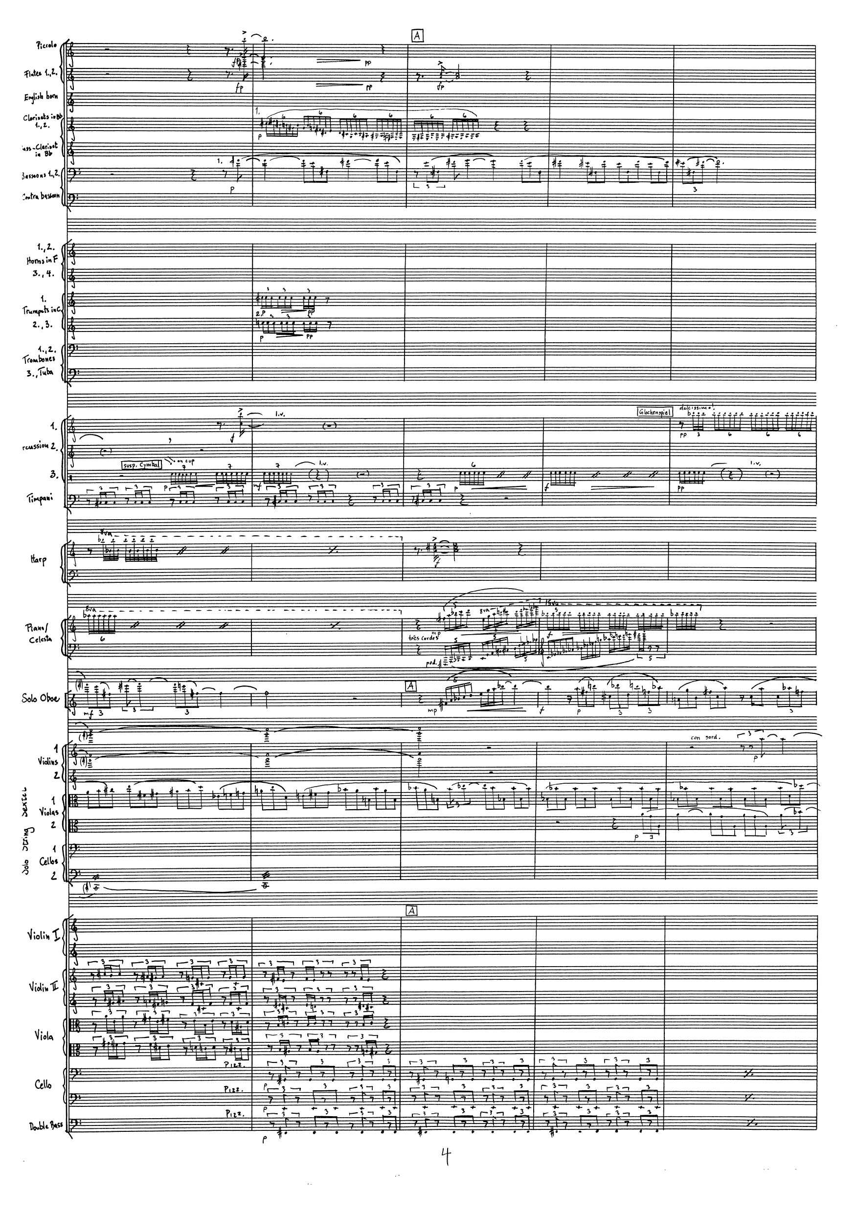 Concerto for Oboe and Orchestra - With Obligato String Sextet - Image 6