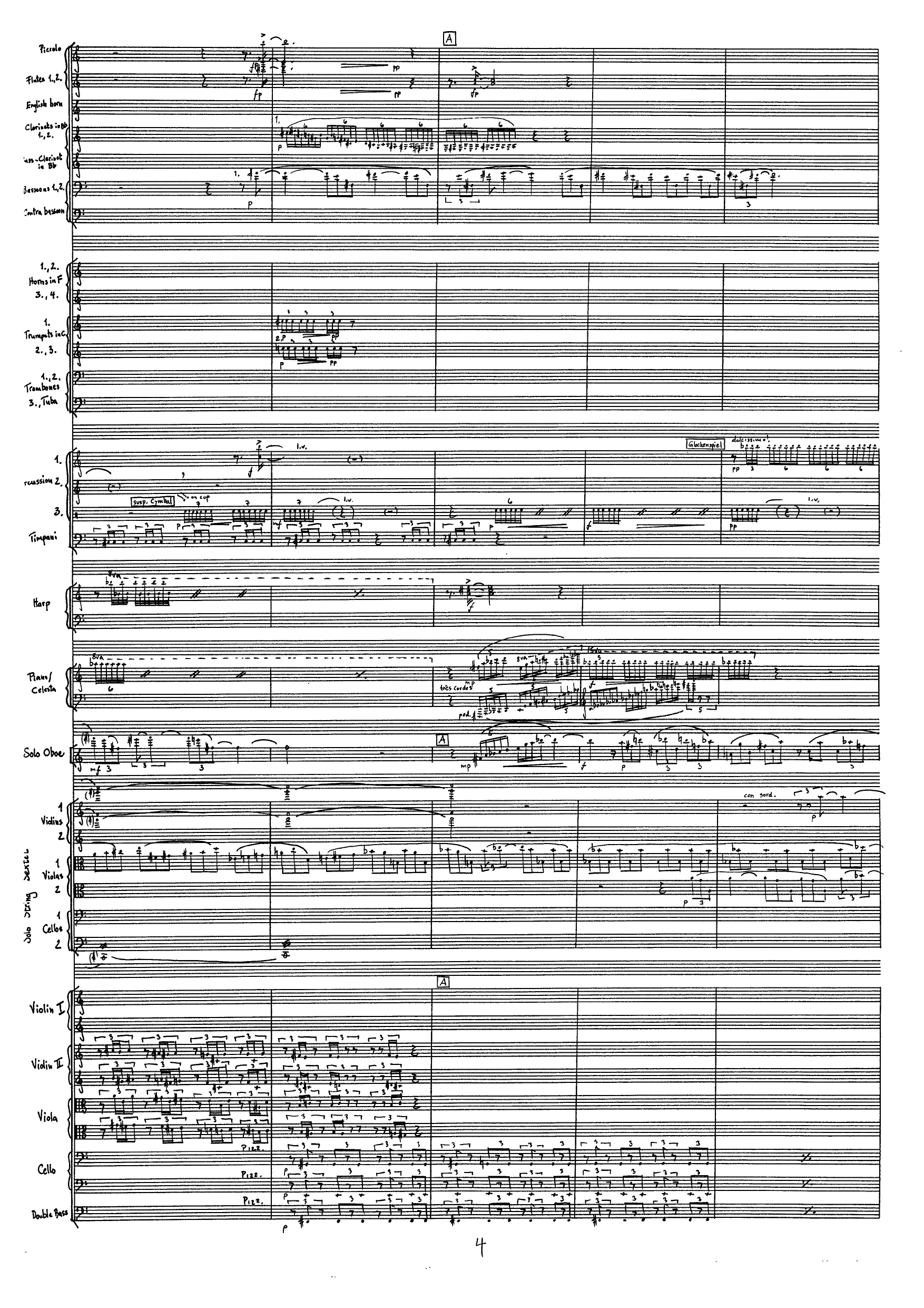 Concerto for Oboe and Orchestra - With Obligato String Sextet - Image 6