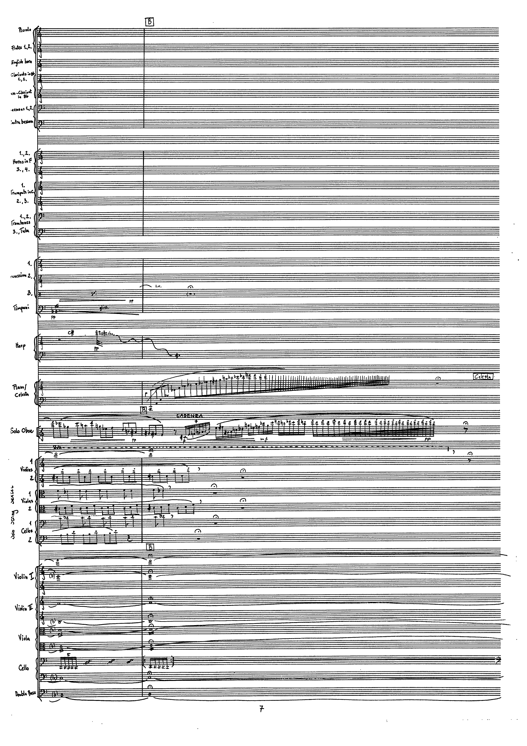 Concerto for Oboe and Orchestra - With Obligato String Sextet - Image 9