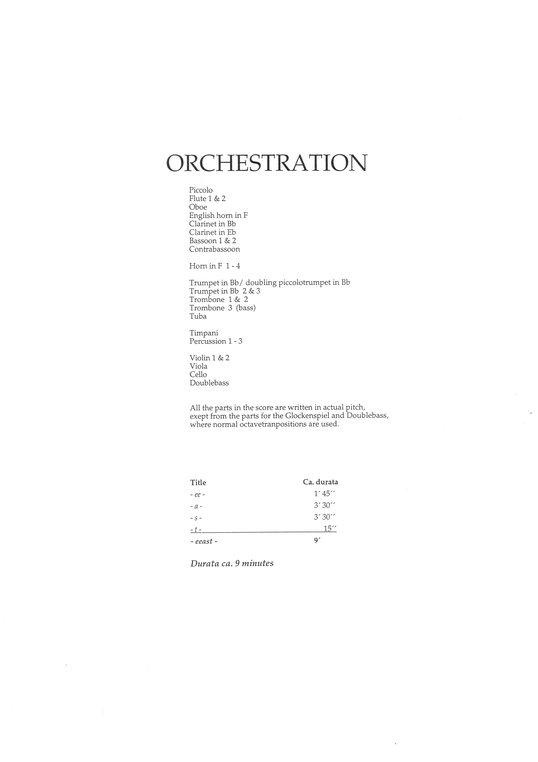 Eeast - For Symphony Orchestra - Bilde 2