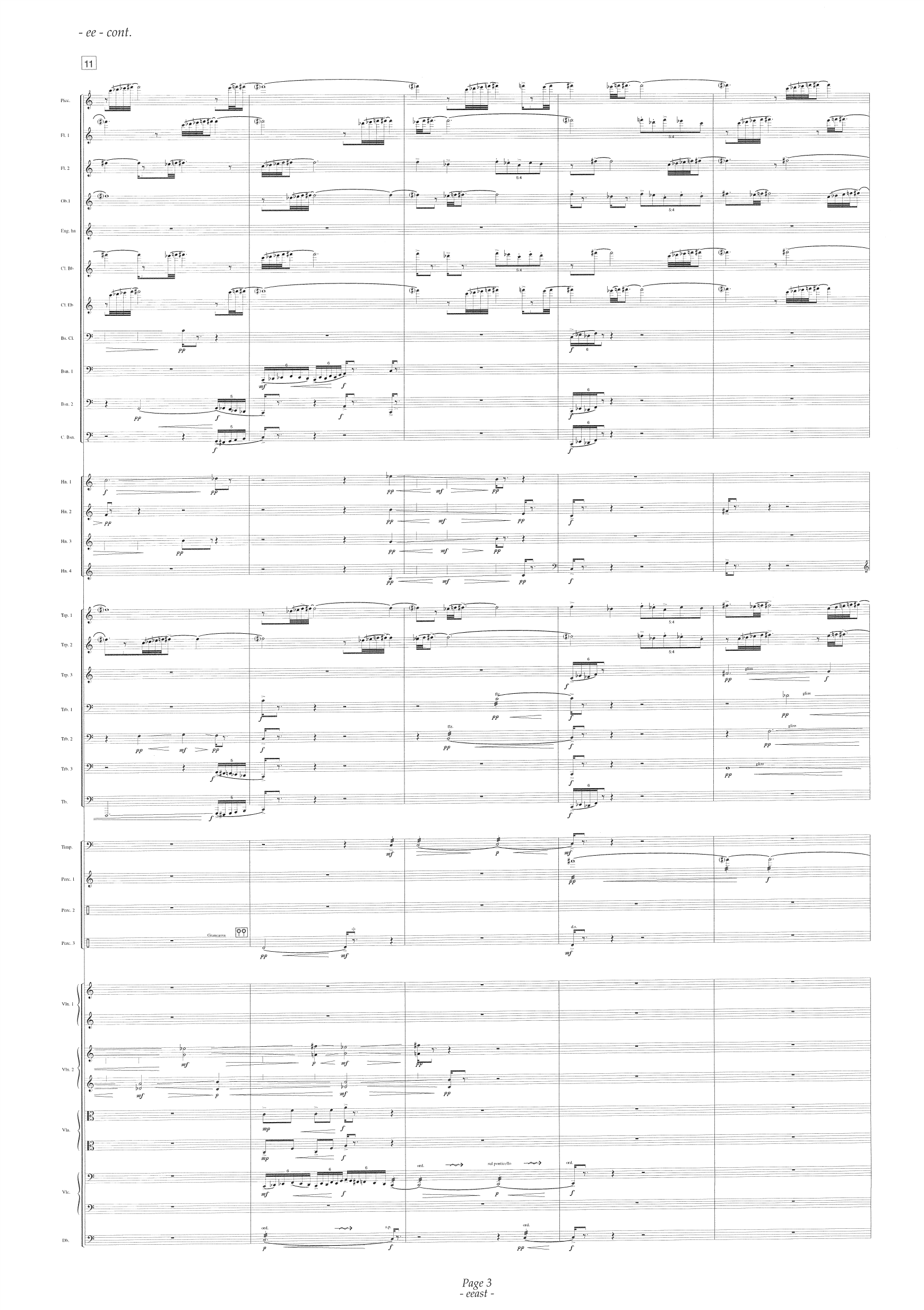Eeast - For Symphony Orchestra - Bilde 7