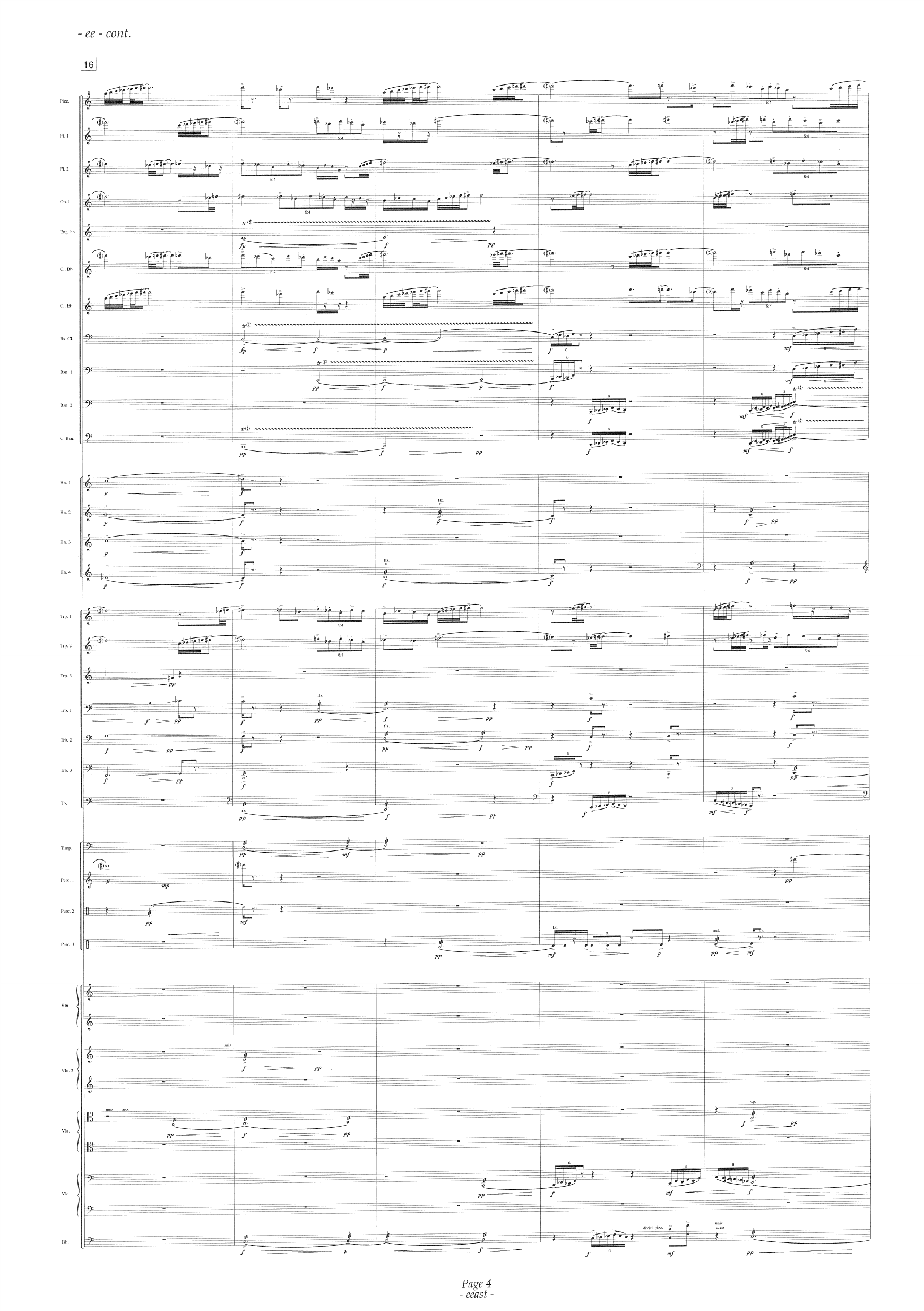 Eeast - For Symphony Orchestra - Bilde 8