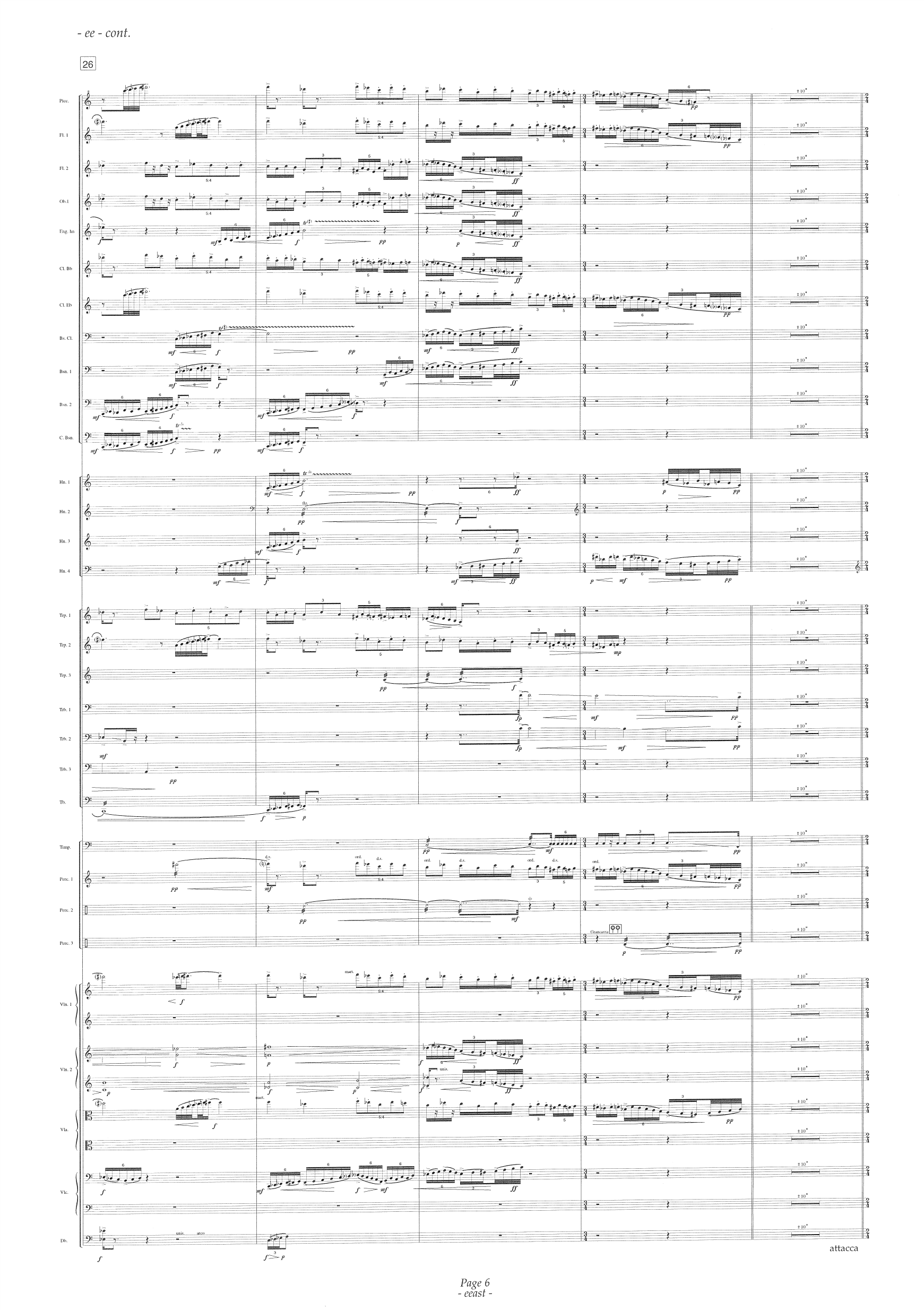 Eeast - For Symphony Orchestra - Bilde 10