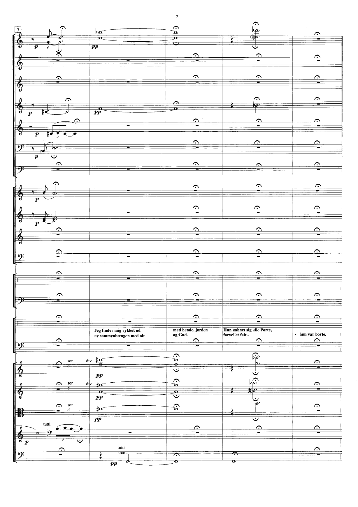Musikk til Feberdigte av Knut Hamsun - Versjon for orkester, resitatør og vokalsolist - Image 2