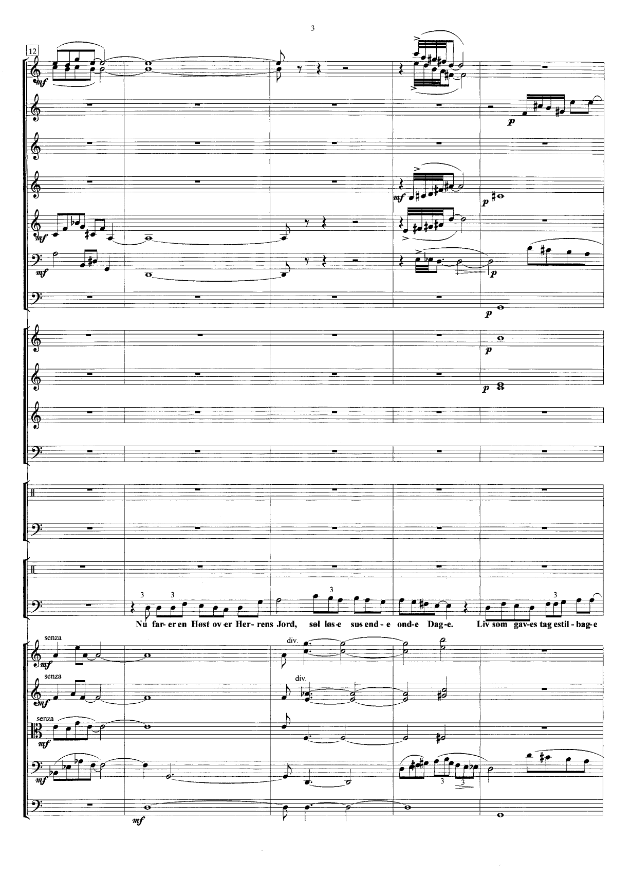 Musikk til Feberdigte av Knut Hamsun - Versjon for orkester, resitatør og vokalsolist - Image 3