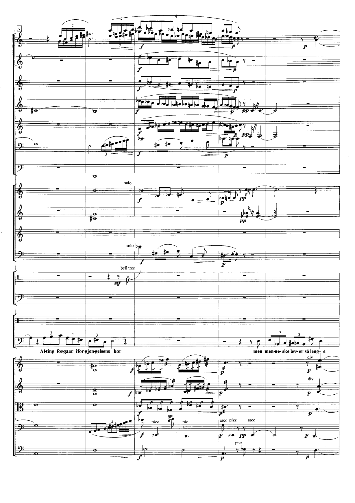 Musikk til Feberdigte av Knut Hamsun - Versjon for orkester, resitatør og vokalsolist - Image 4