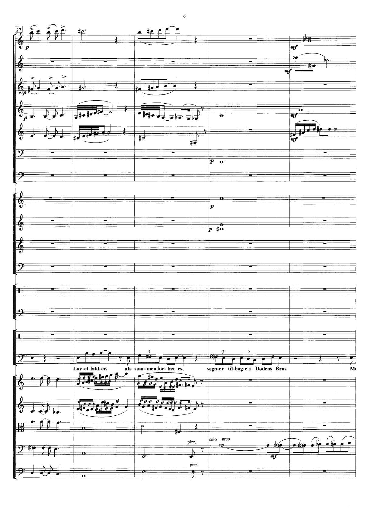 Musikk til Feberdigte av Knut Hamsun - Versjon for orkester, resitatør og vokalsolist - Image 6