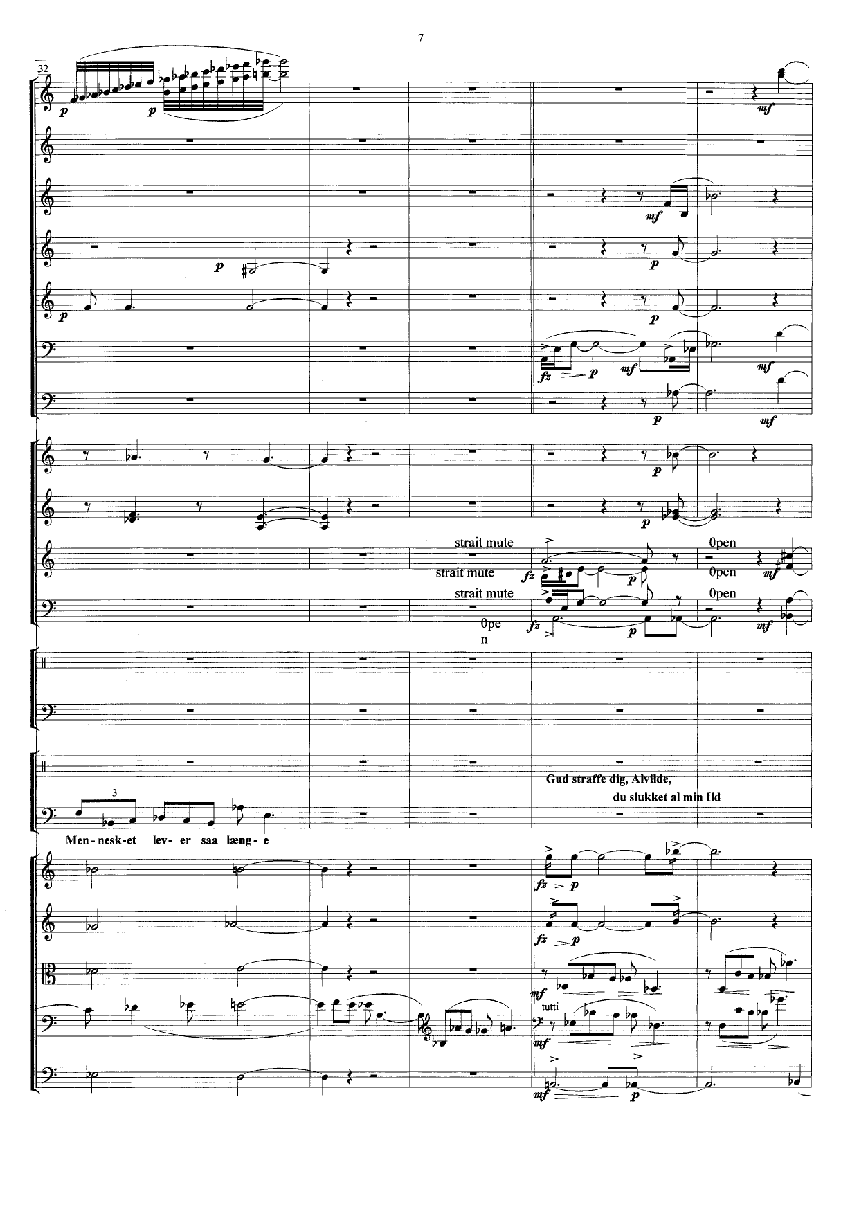 Musikk til Feberdigte av Knut Hamsun - Versjon for orkester, resitatør og vokalsolist - Image 7