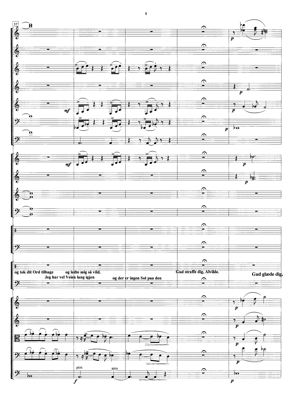 Musikk til Feberdigte av Knut Hamsun - Versjon for orkester, resitatør og vokalsolist - Image 8