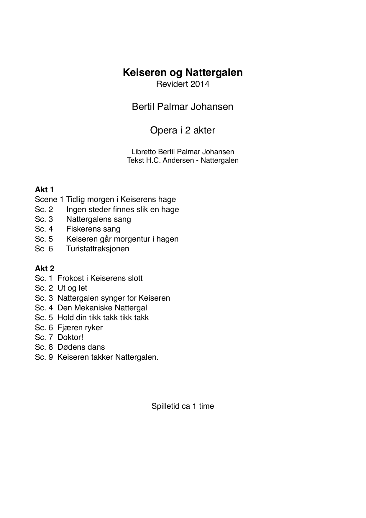 Keiseren og nattergalen - Opera i 2 akter - Image 2