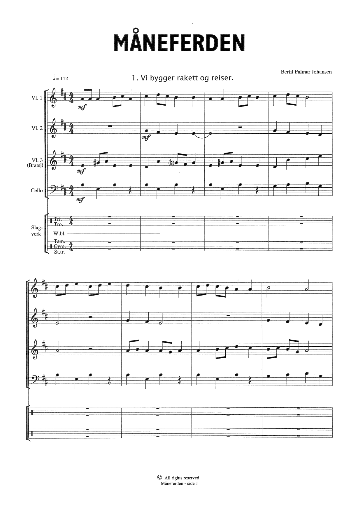 Måneferden - For strykeorkester og slagverk - Bilde 3