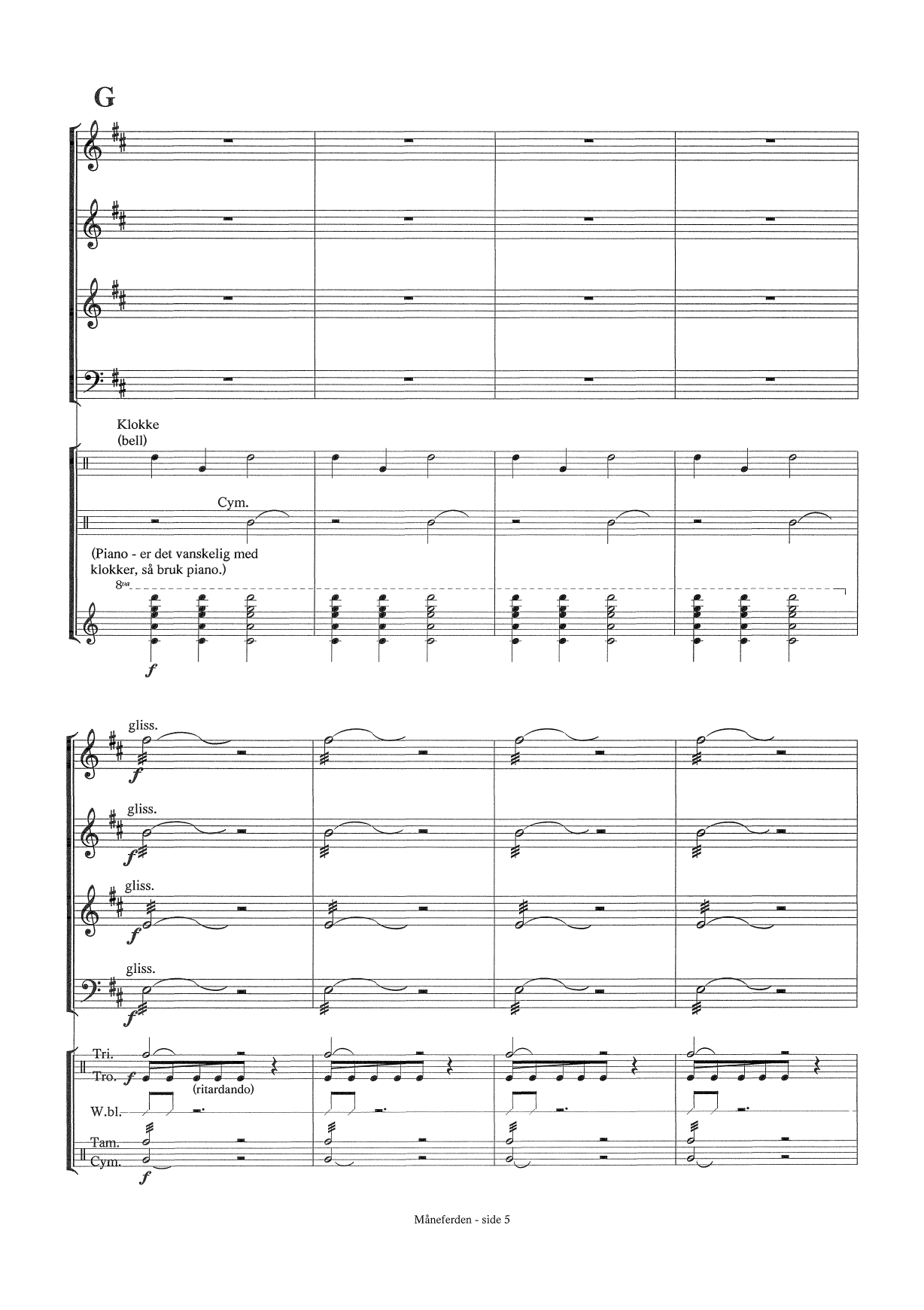 Måneferden - For strykeorkester og slagverk - Bilde 7