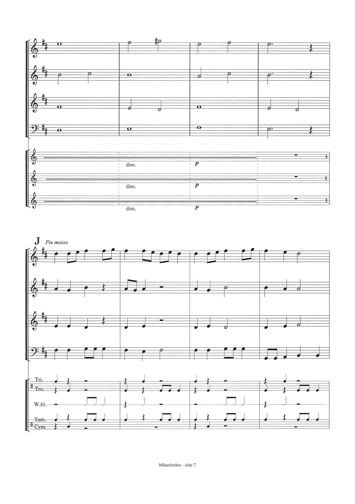 Måneferden - For strykeorkester og slagverk - Bilde 9