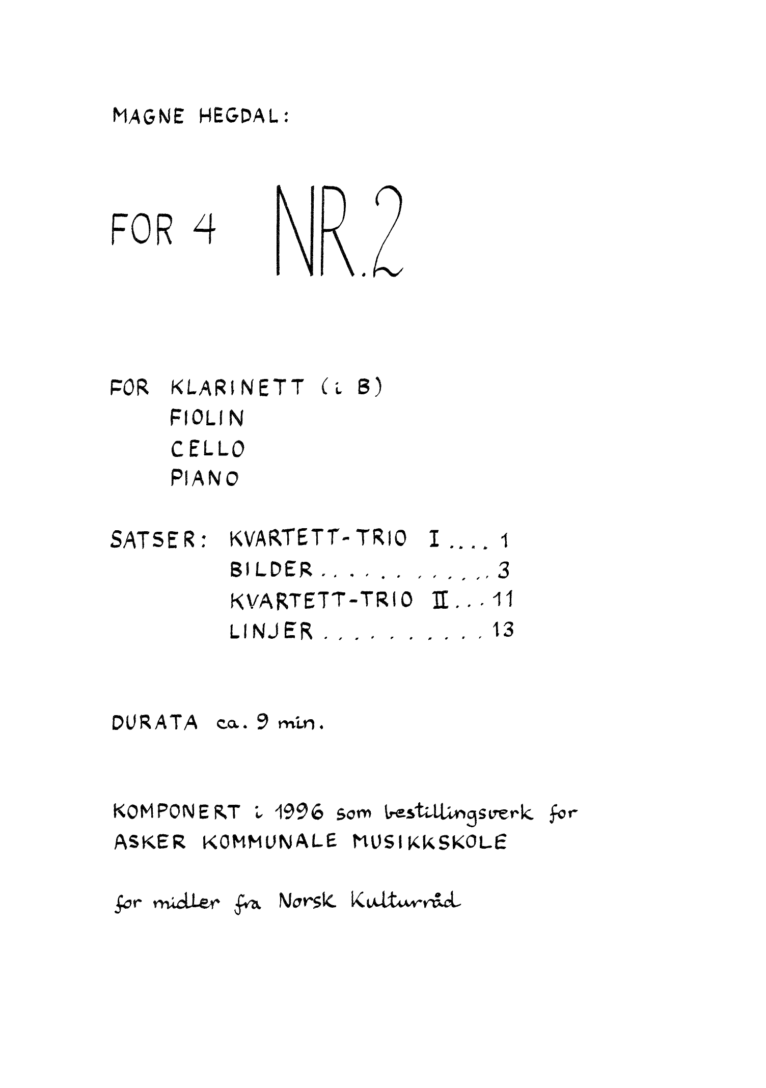 For 4 nr. 2
