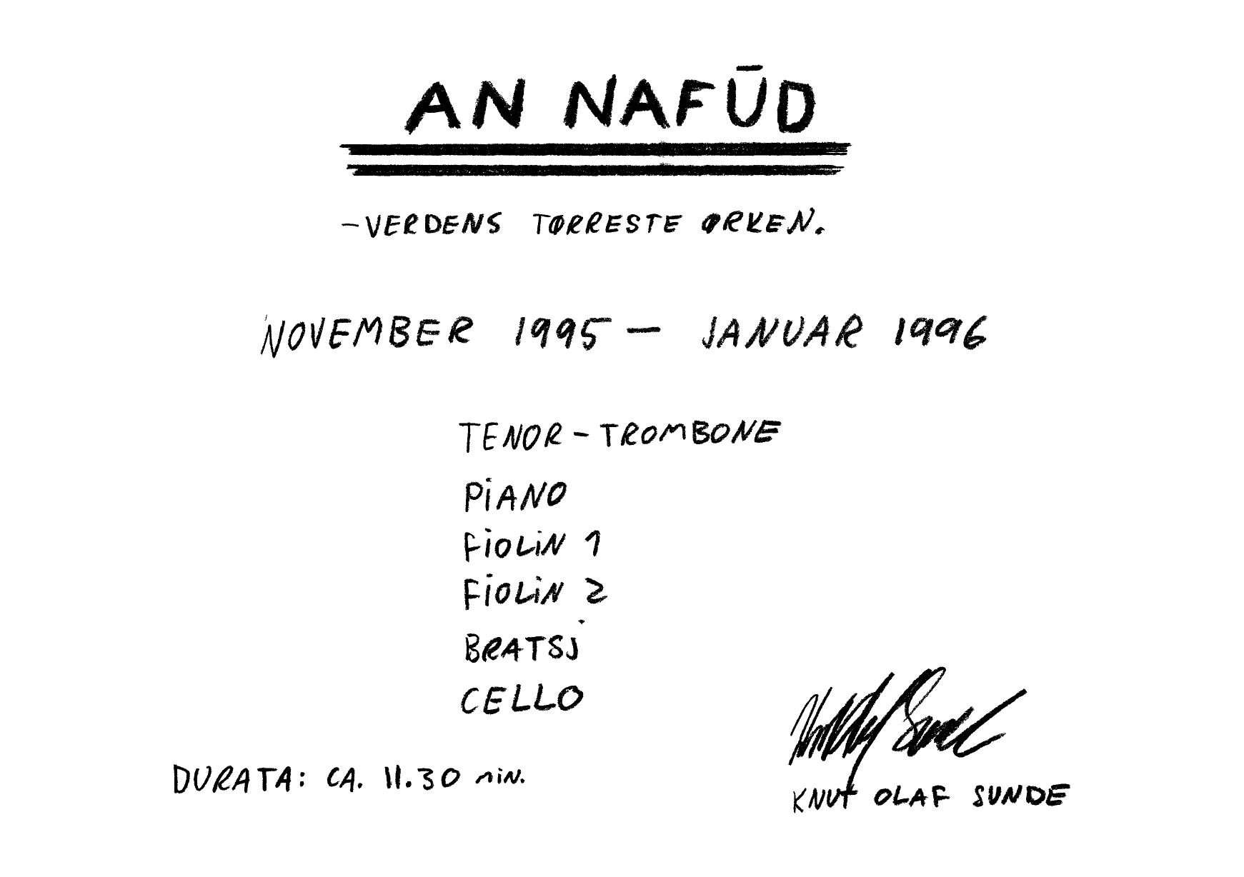 An Nafud - Verdens tørreste ørken