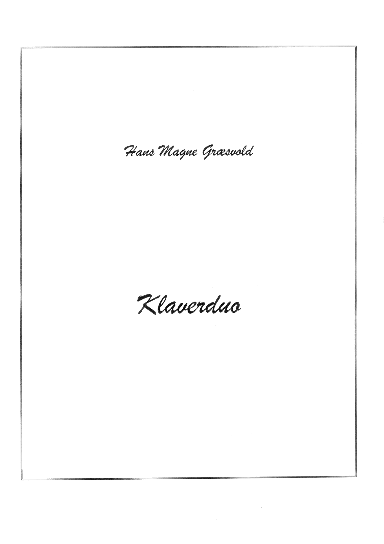 Klaverduo