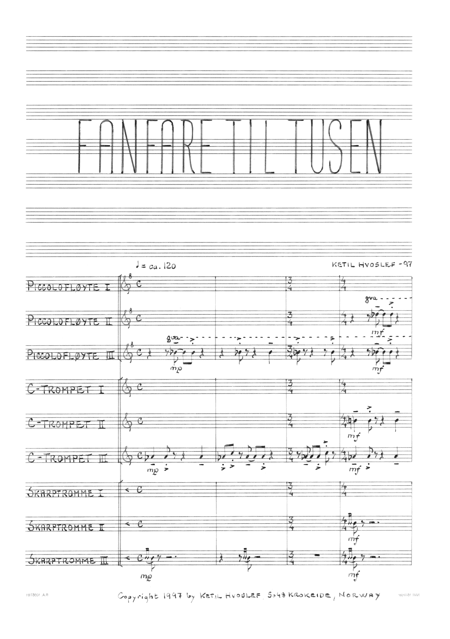 Fanfare til tusen
