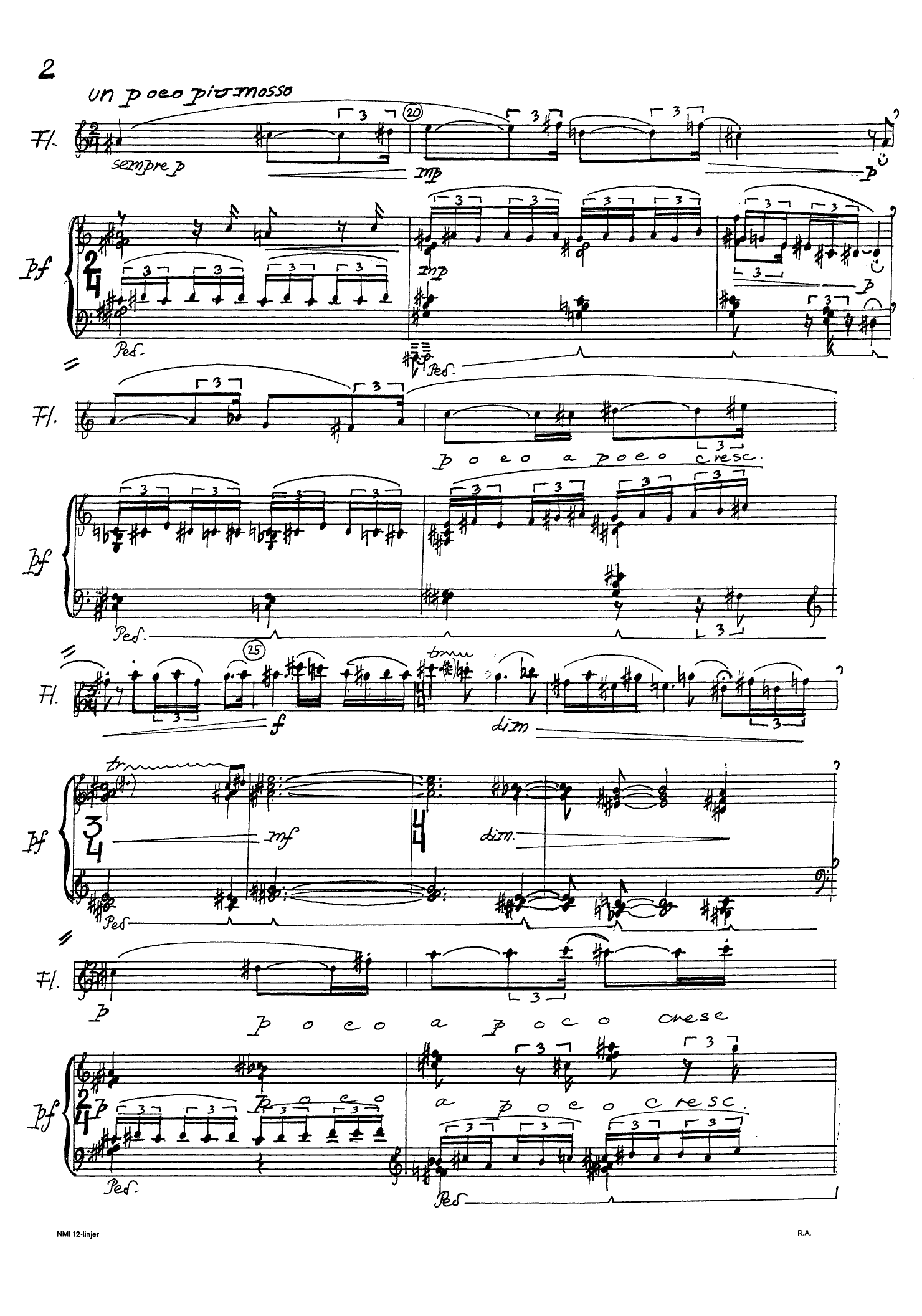3 Fairytales for Flute and Piano, Op. 32 - Bilde 4