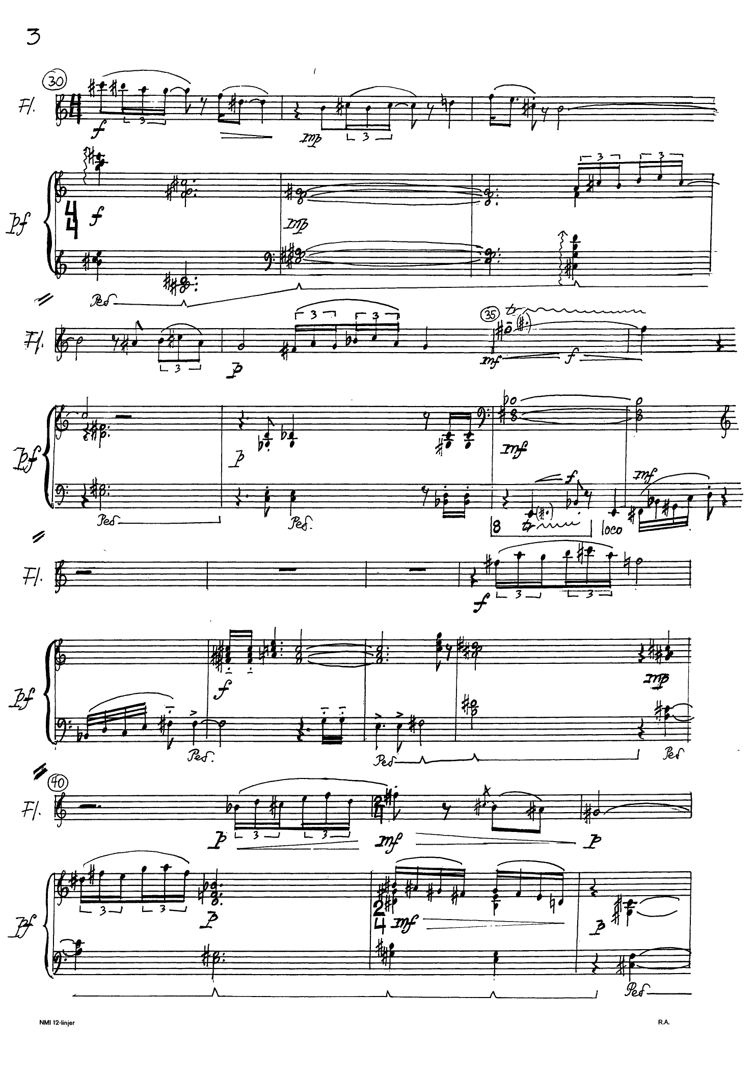 3 Fairytales for Flute and Piano, Op. 32 - Bilde 5